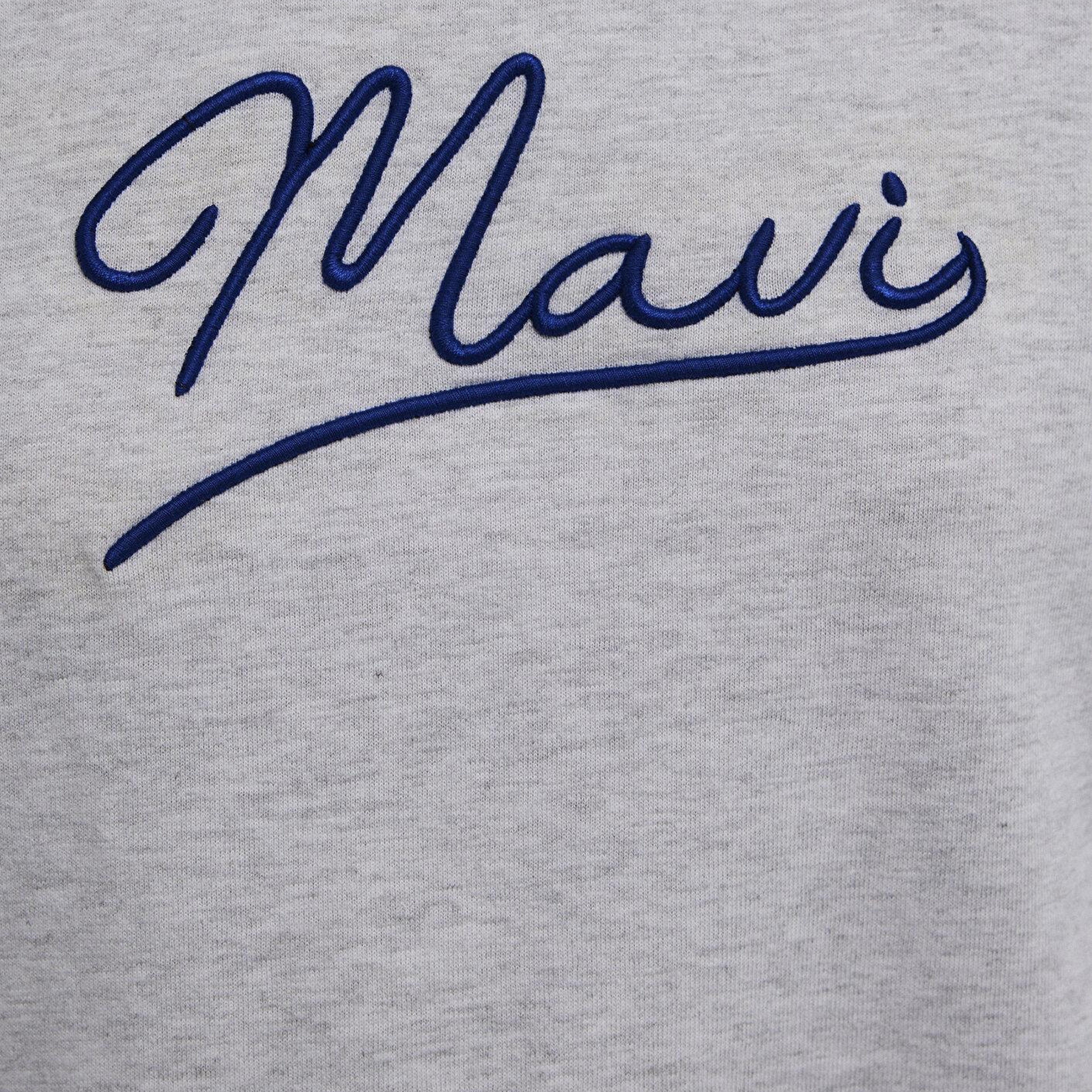 Mavi Mavi Nakışlı Gri Tişört Regular Fit / Normal Kesim 1612421-87033