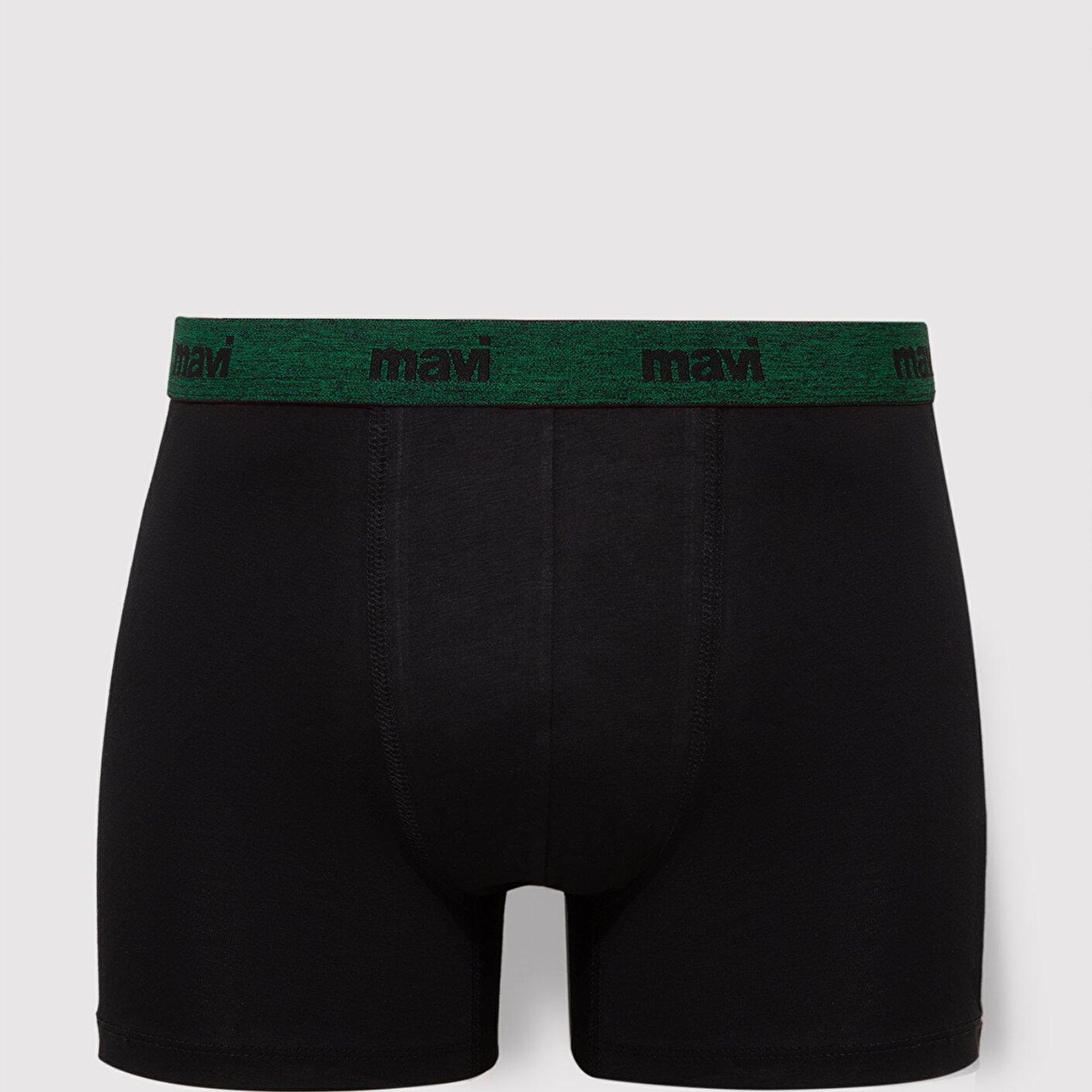 Mavi 3lü Siyah Basic Boxer 0911408-85585