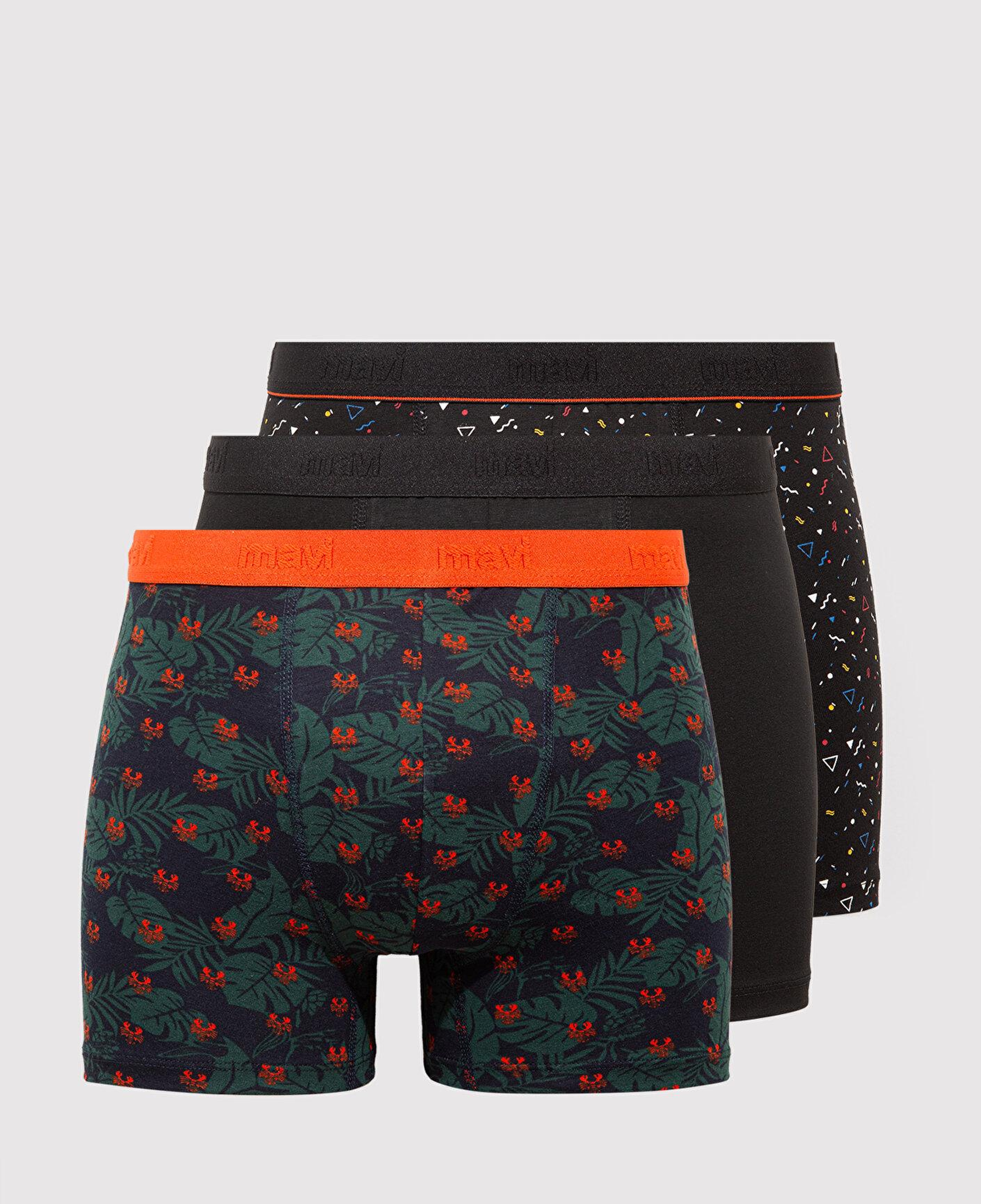 Mavi 3lü Baskılı Boxer 0911421-33648