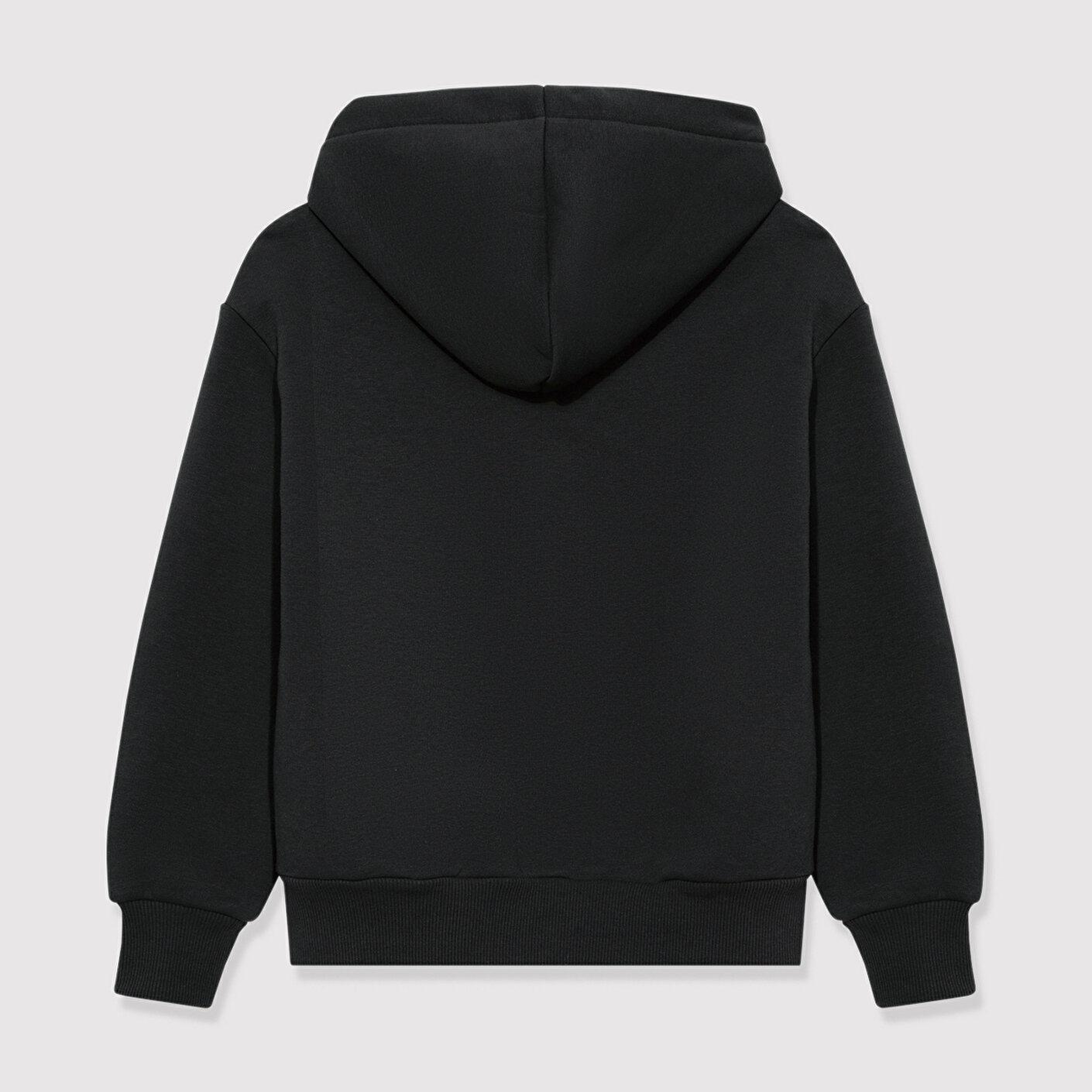 Mavi Mavi Logo Baskılı Kapüşonlu Antrasit Sweatshirt 7610035-70087
