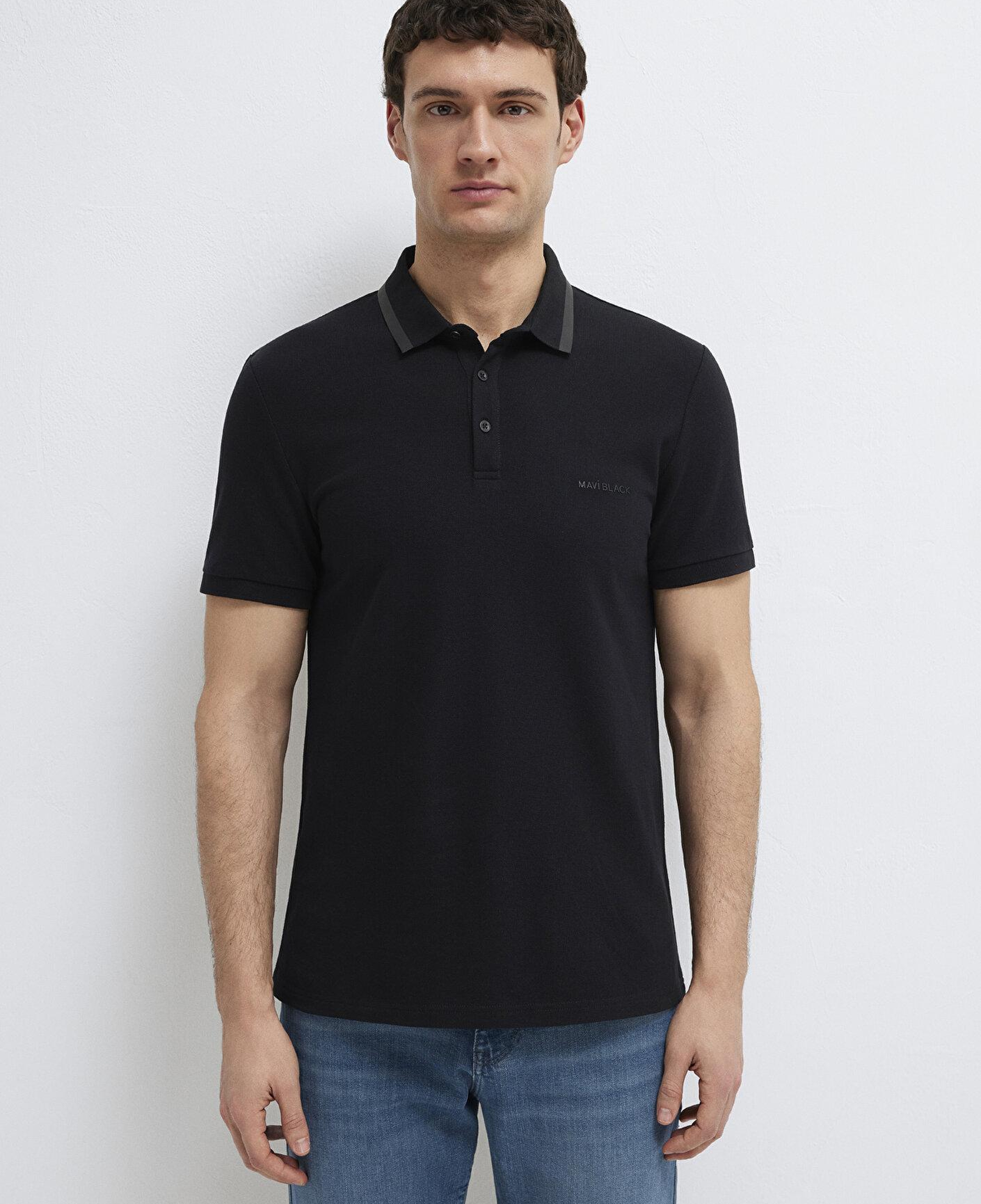 Mavi Siyah Polo Tişört Slim Fit / Dar Kesim 0611829-900