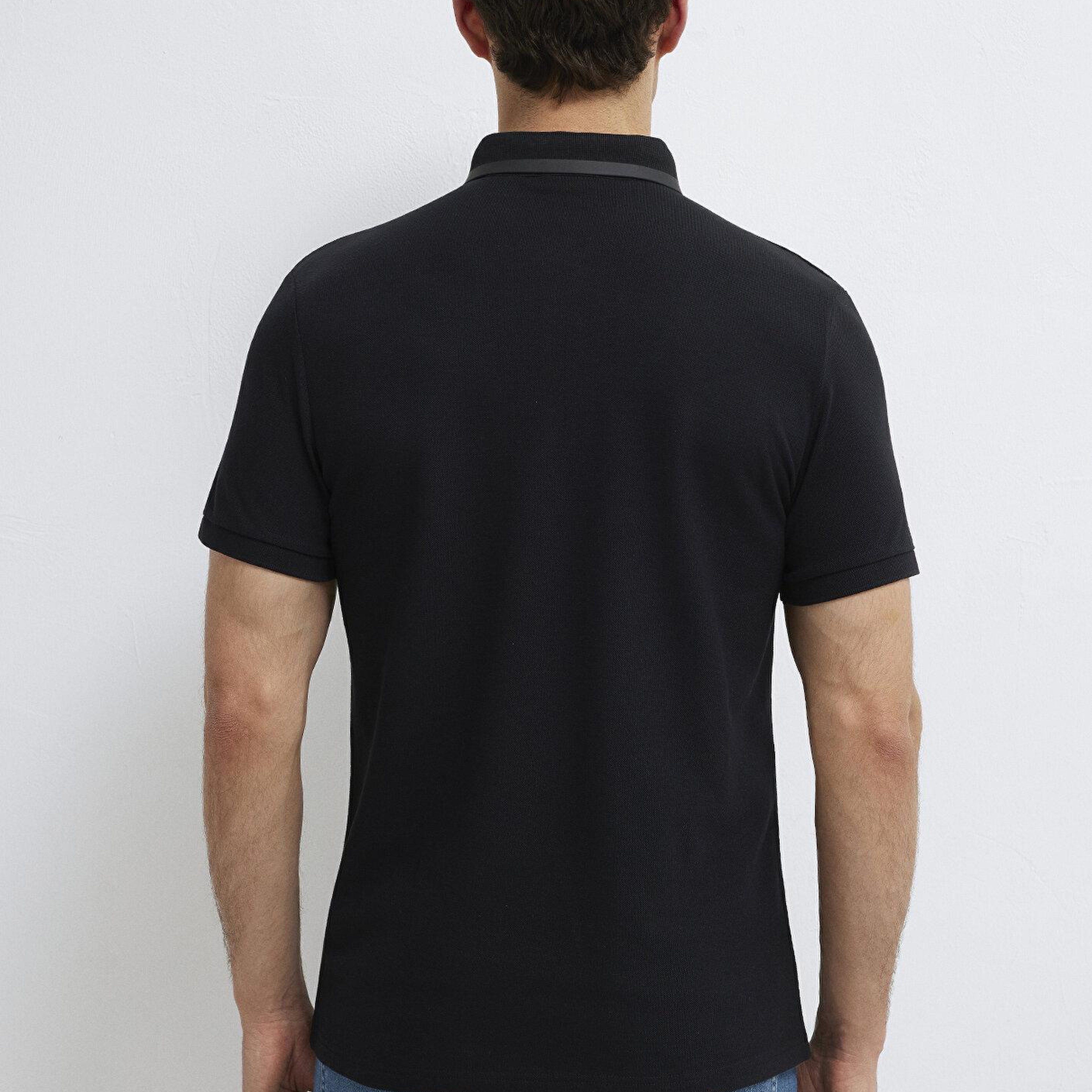Mavi Siyah Polo Tişört Slim Fit / Dar Kesim 0611829-900