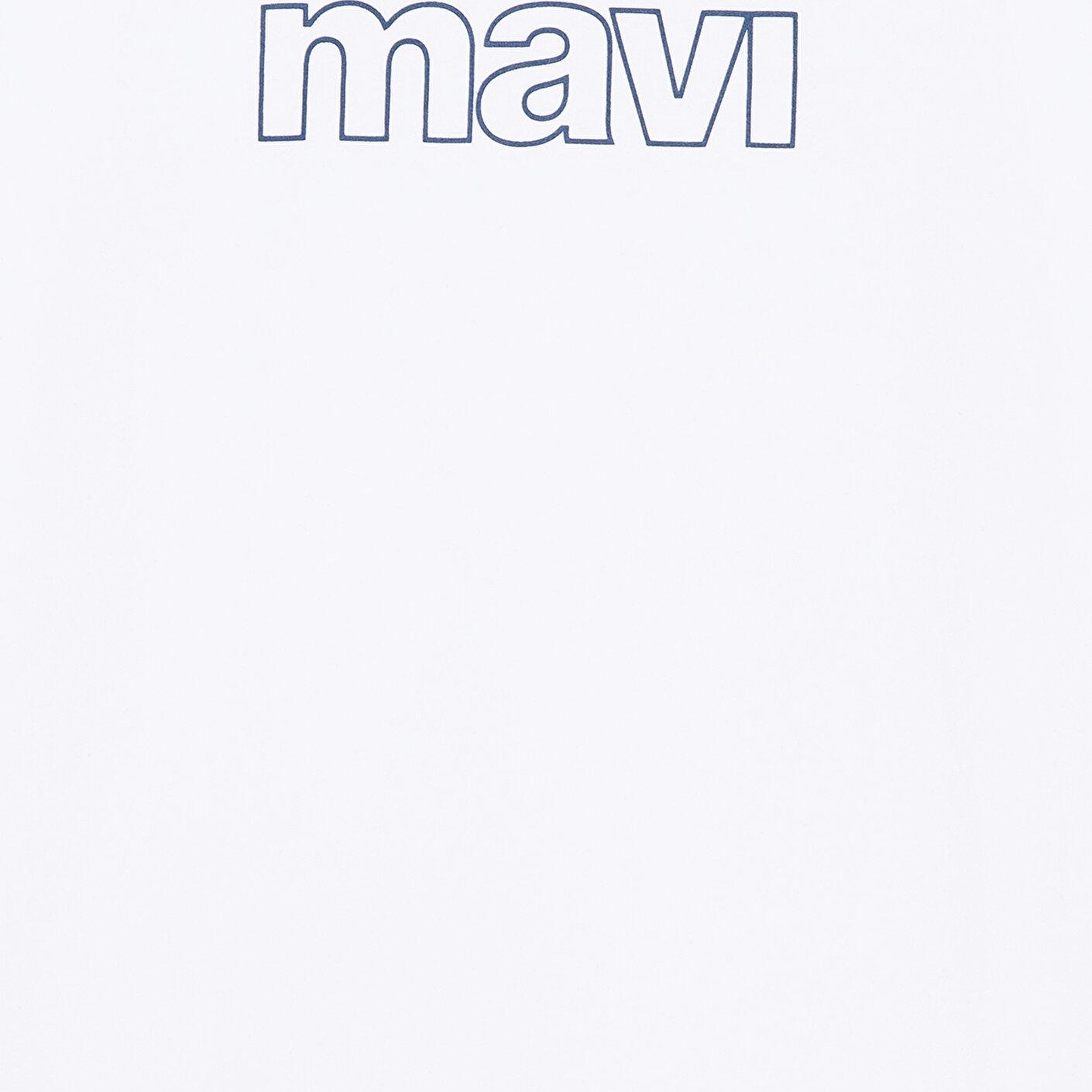 Mavi Mavi Logo Baskılı Beyaz Tişört Regular Fit / Normal Kesim 66323620