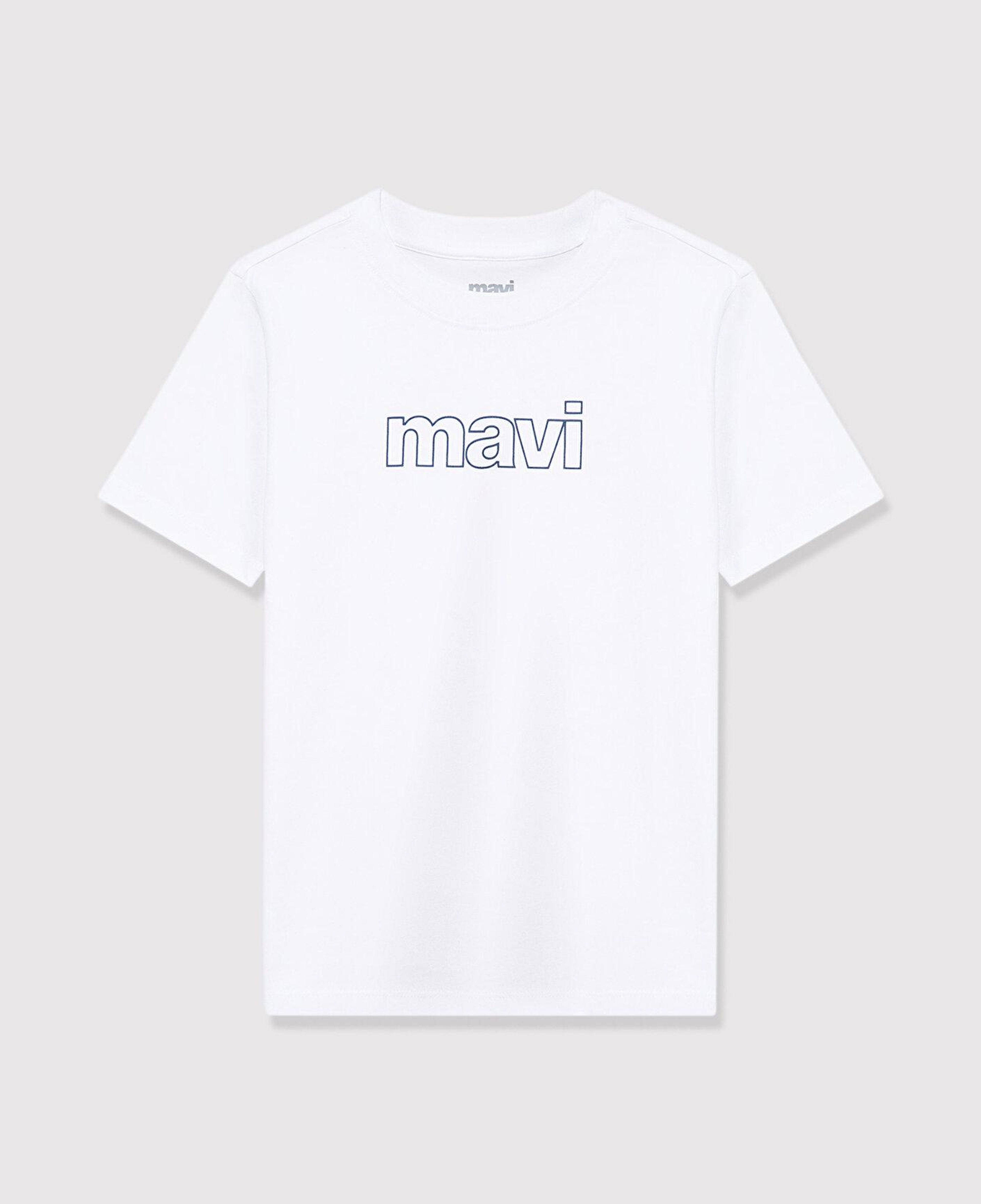 Mavi Mavi Logo Baskılı Beyaz Tişört Regular Fit / Normal Kesim 66323620