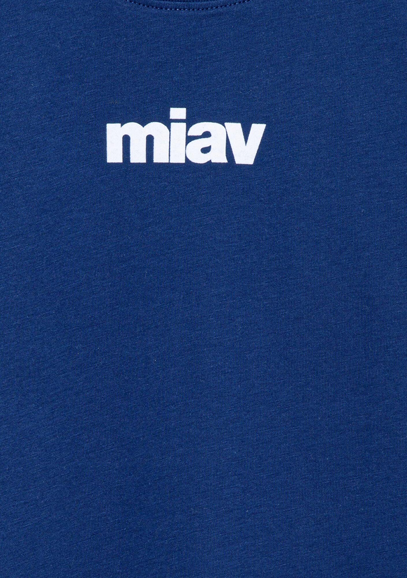 Mavi Miav Baskılı Mavi Çocuk Tişört Regular Fit / Normal Kesim 6633270722