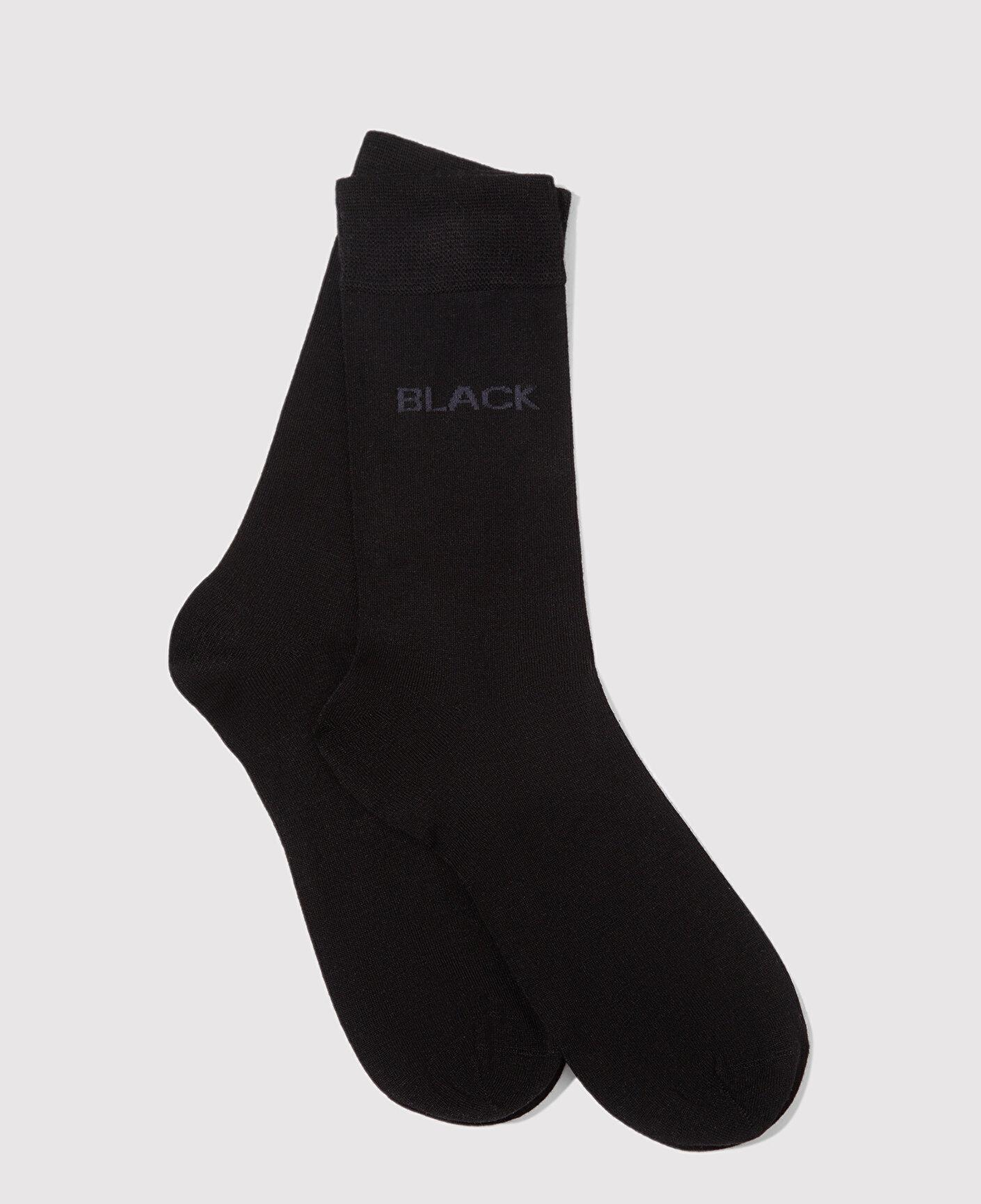 Mavi Mavi Black Baskılı Siyah Soket Çorap 0911343-900