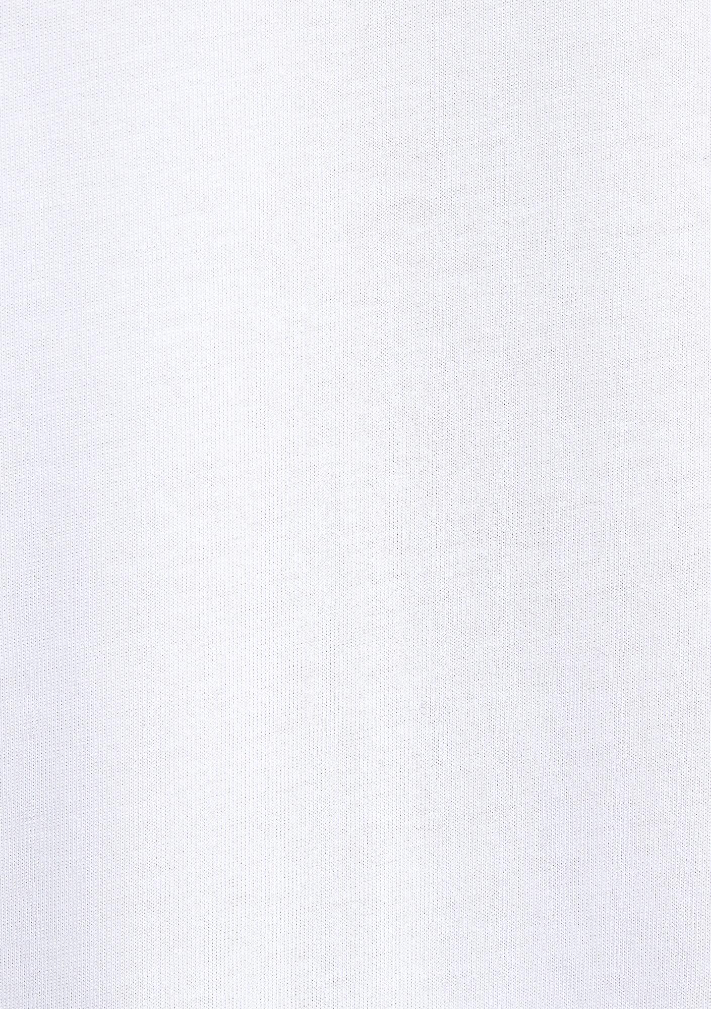 Mavi Logo Kol Detaylı Beyaz Basic Tişört Loose Fit / Bol Rahat Kesim 0611924-620