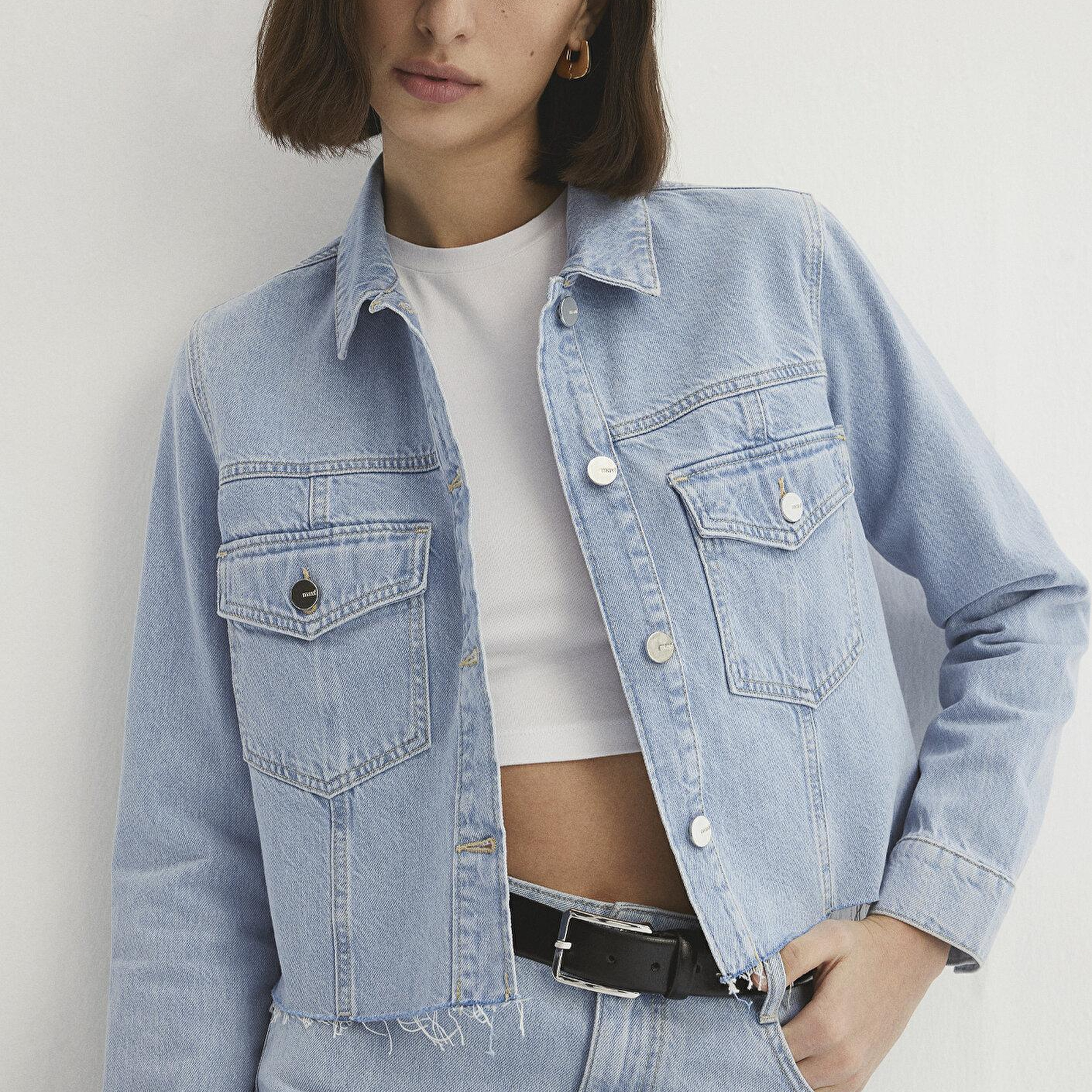 Mavi Thalia Mavi Premium Buz Mavi Jean Ceket 1110289-86792