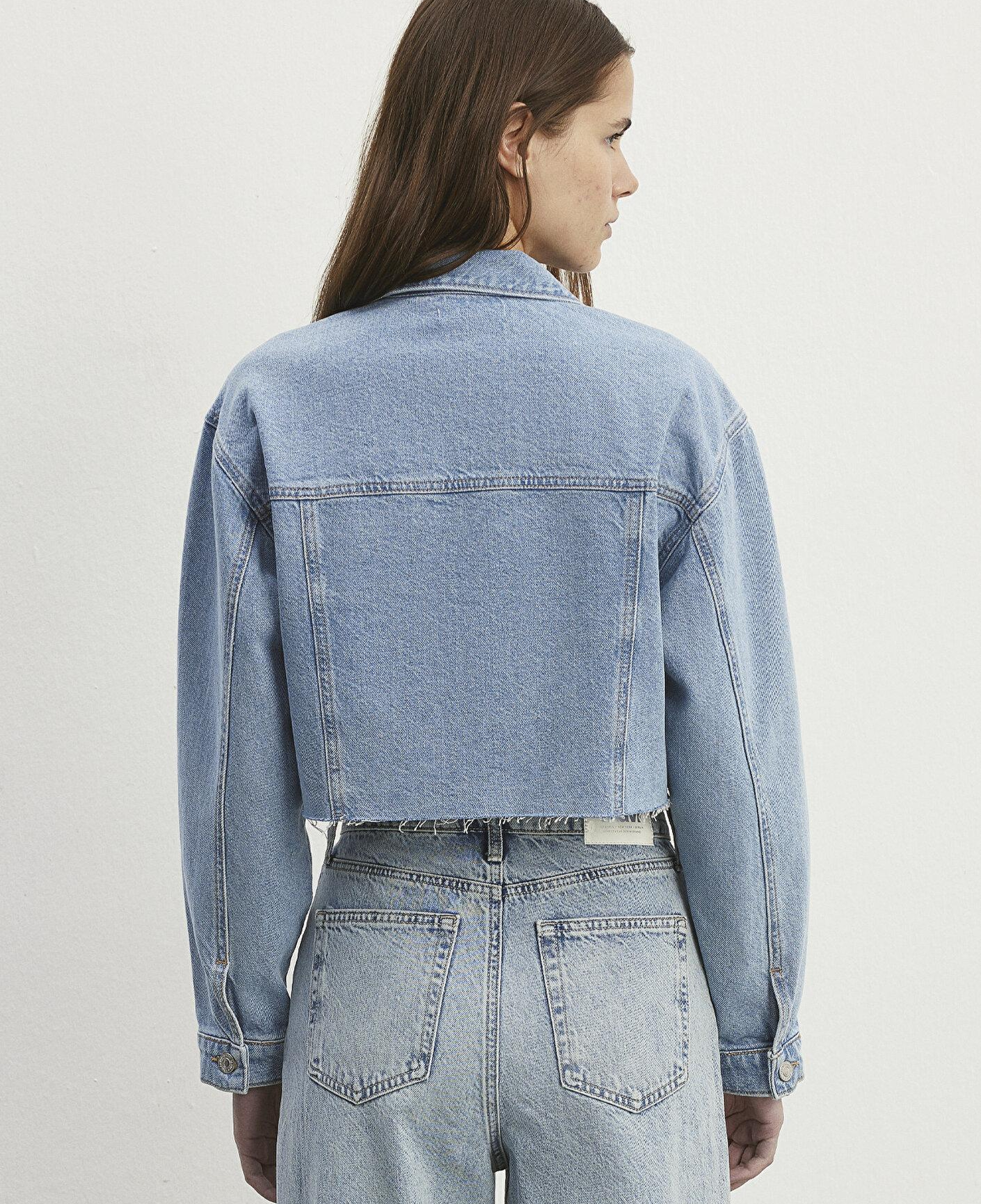 Mavi Brenda 90lar İndigo Mavisi Jean Ceket 1110118-86443