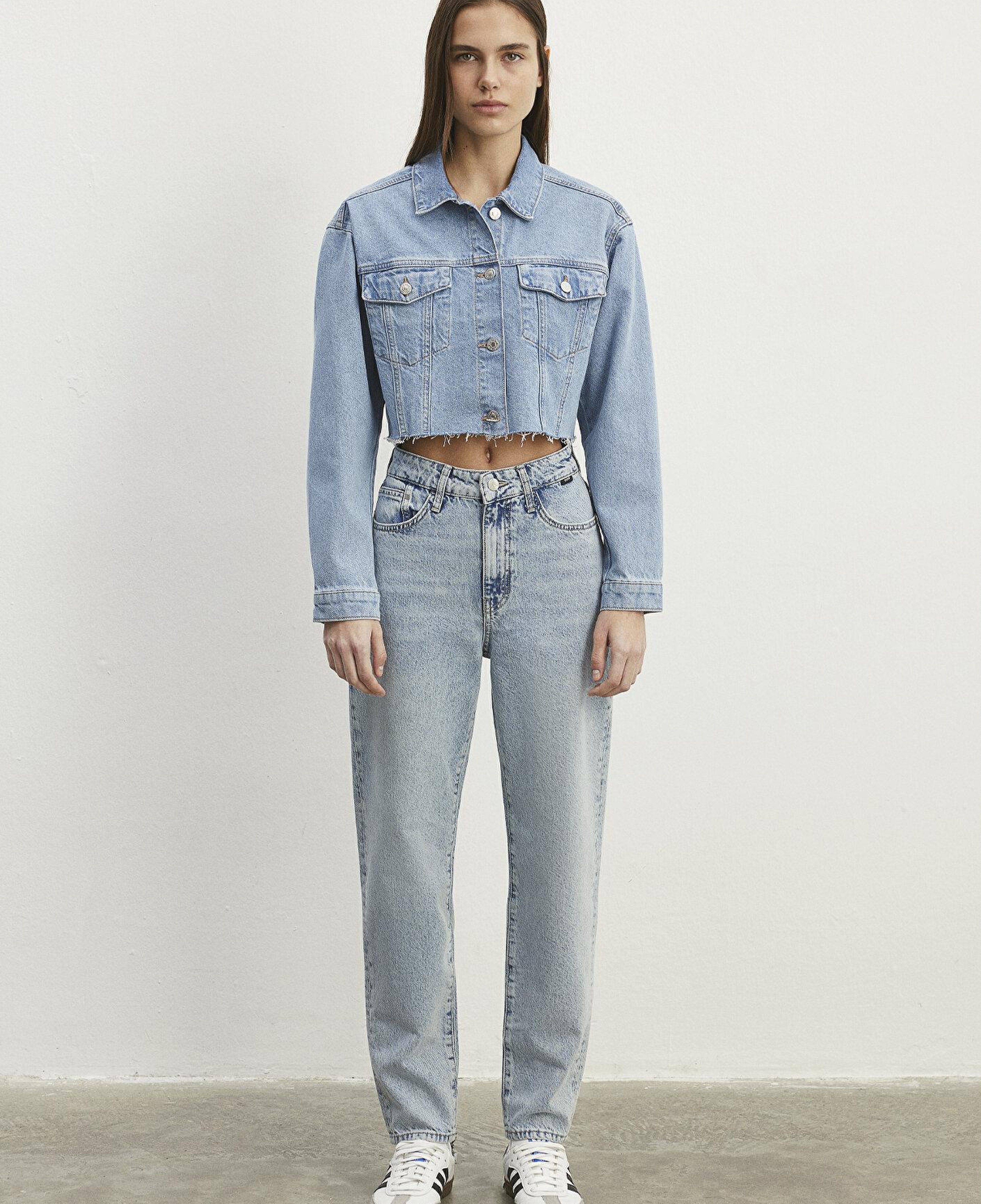 Mavi Brenda 90lar İndigo Mavisi Jean Ceket 1110118-86443