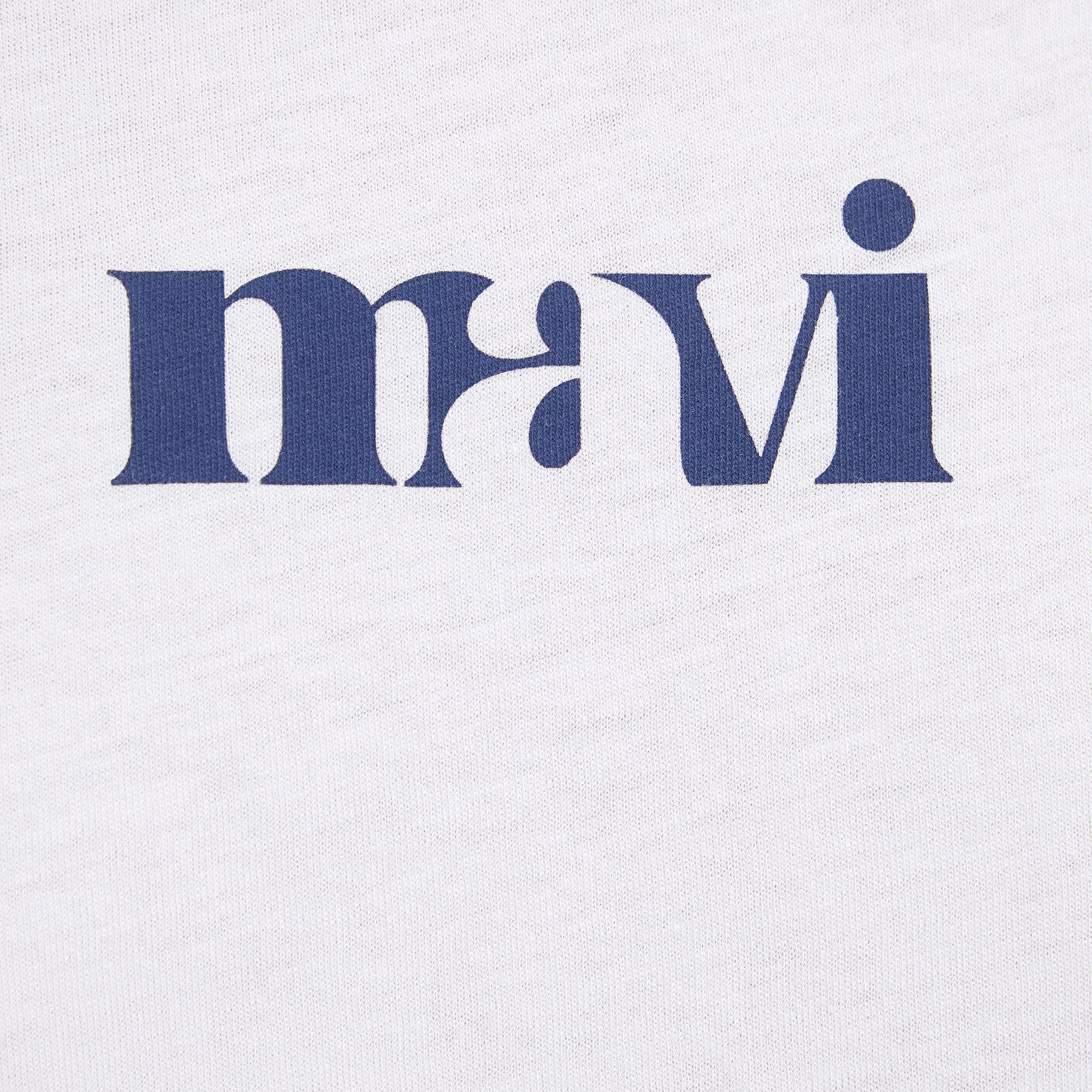Mavi Mavi Baskılı Beyaz Tişört Regular Fit / Normal Kesim 1612241-620