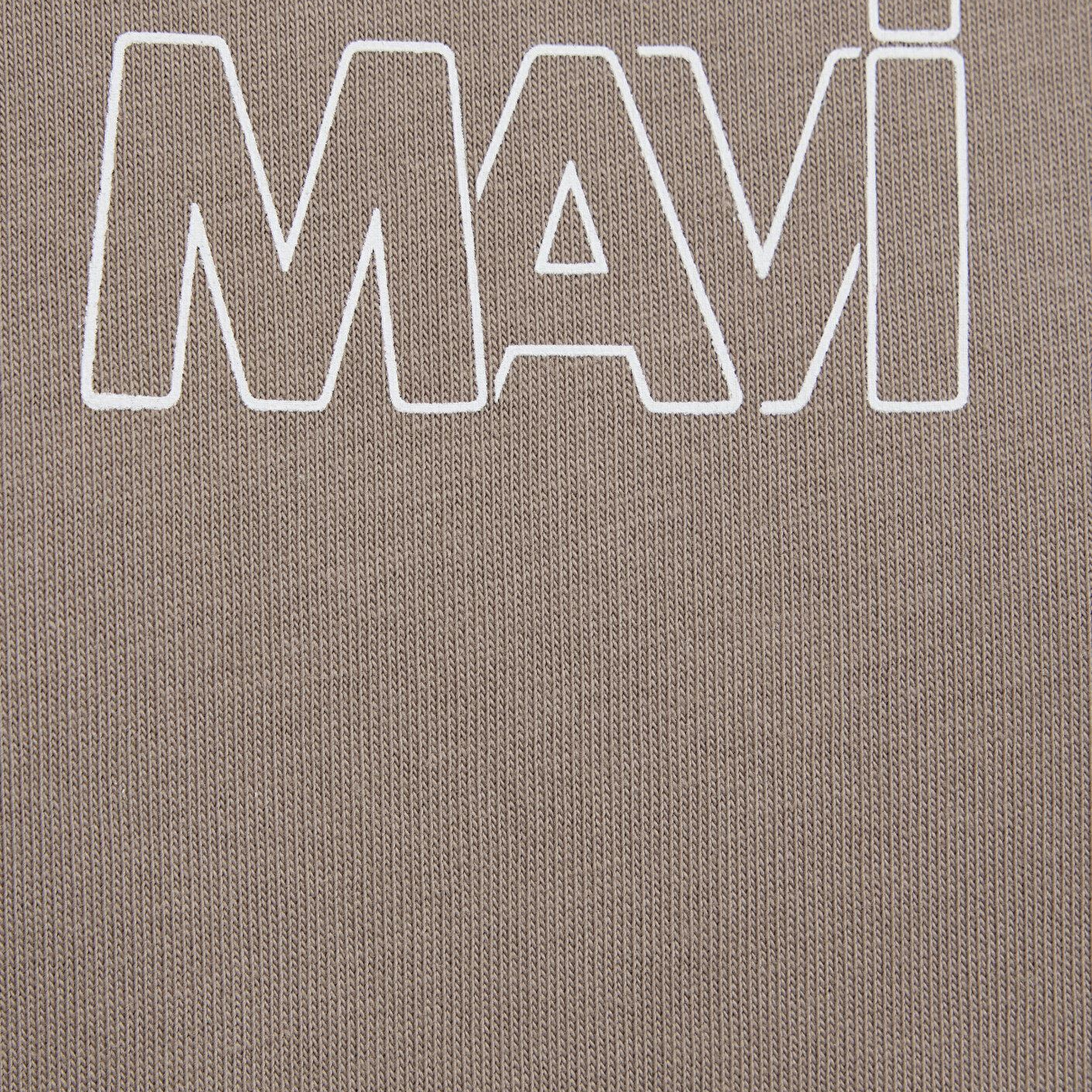 Mavi Mavi Logo Baskılı Bej Tişört Oversize / Geniş Kesim 1611592-70364