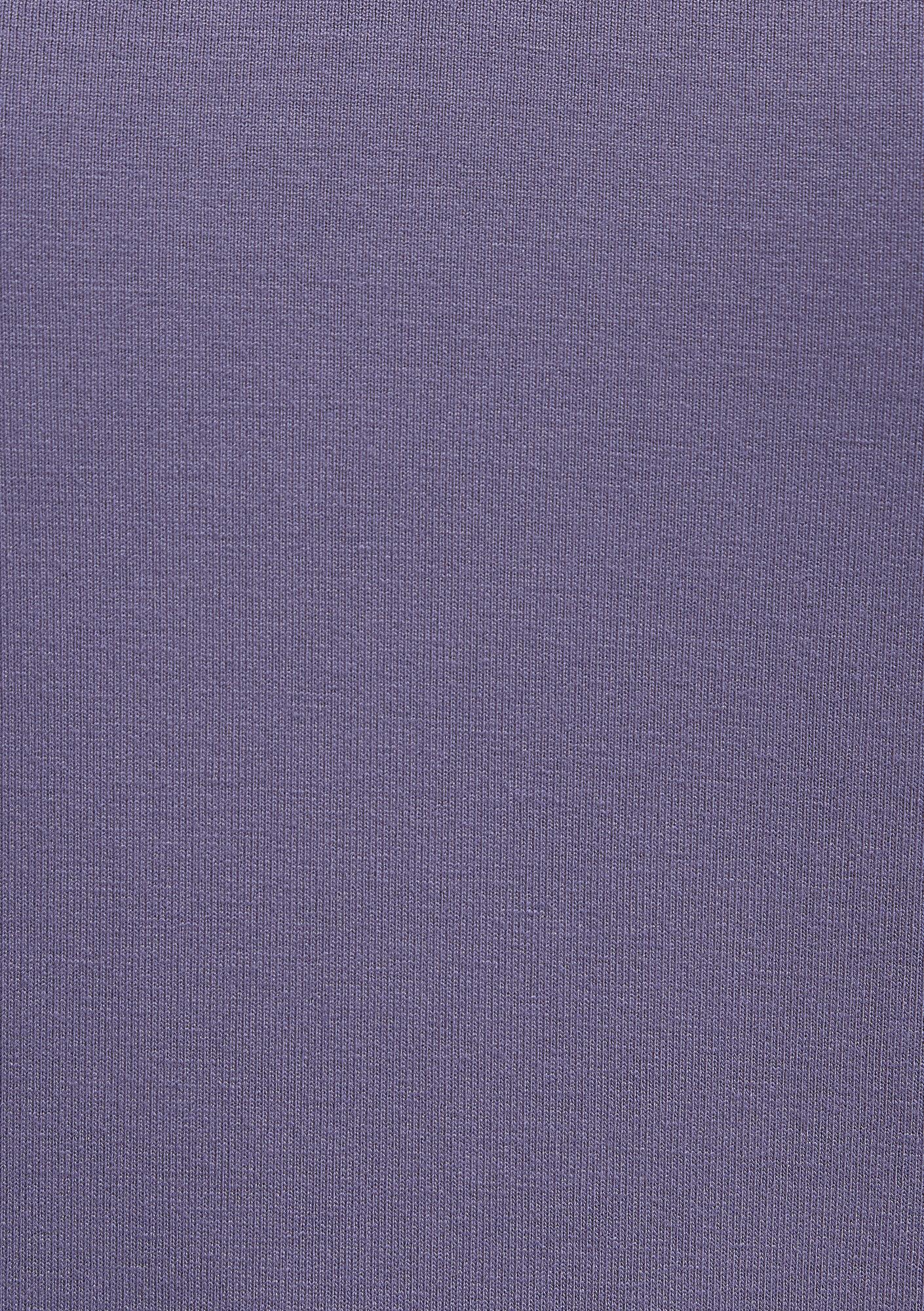 Mavi V Yaka Mor Basic Viskoz Tişört Regular Fit / Normal Kesim 167714-70608