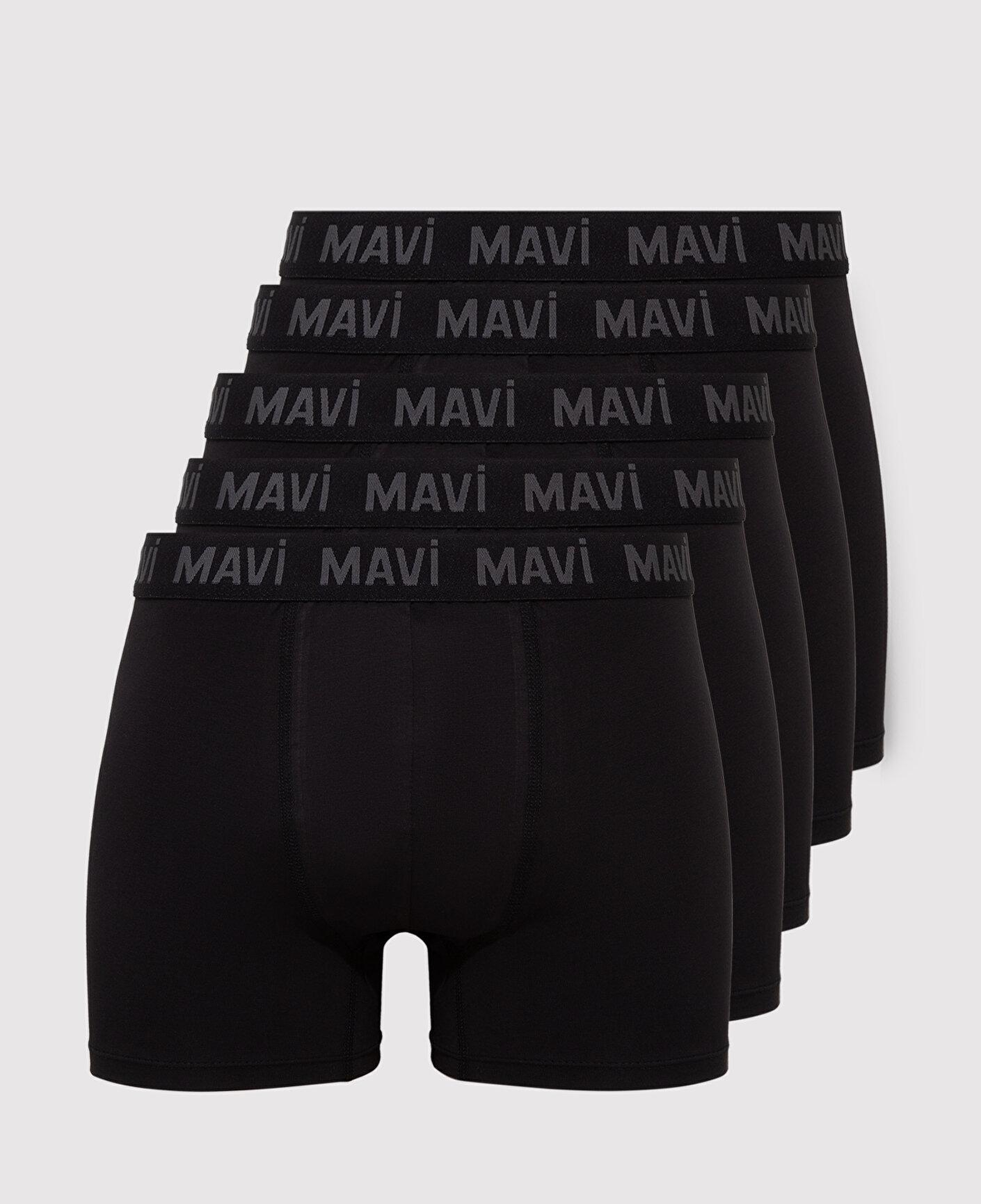 Mavi 5li Siyah Basic Boxer 0911238-900