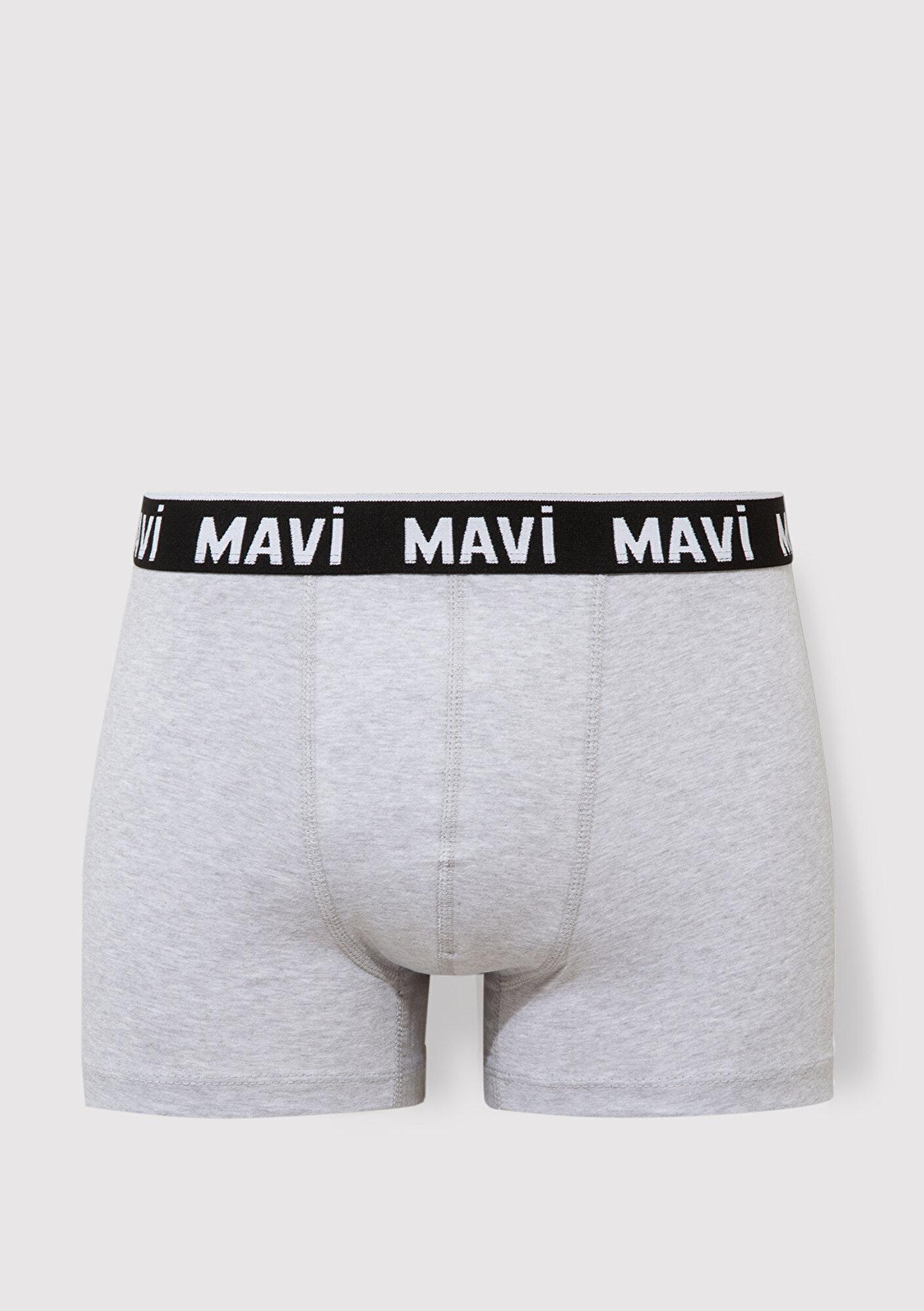 Mavi 3lü Baskılı Boxer 0911219-900