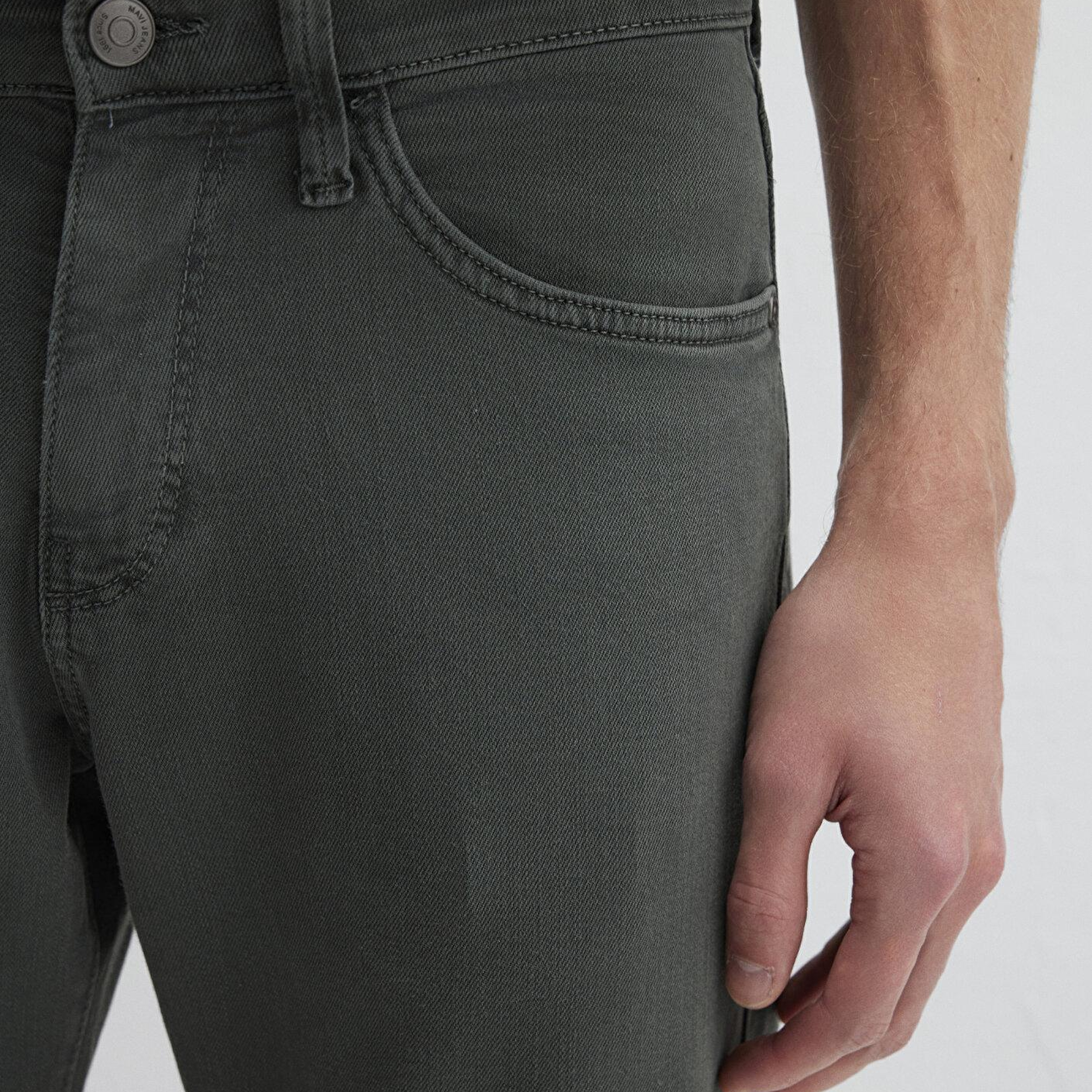 Mavi Hunter Yosun Yeşili Comfort Gabardin Pantolon 0020285644