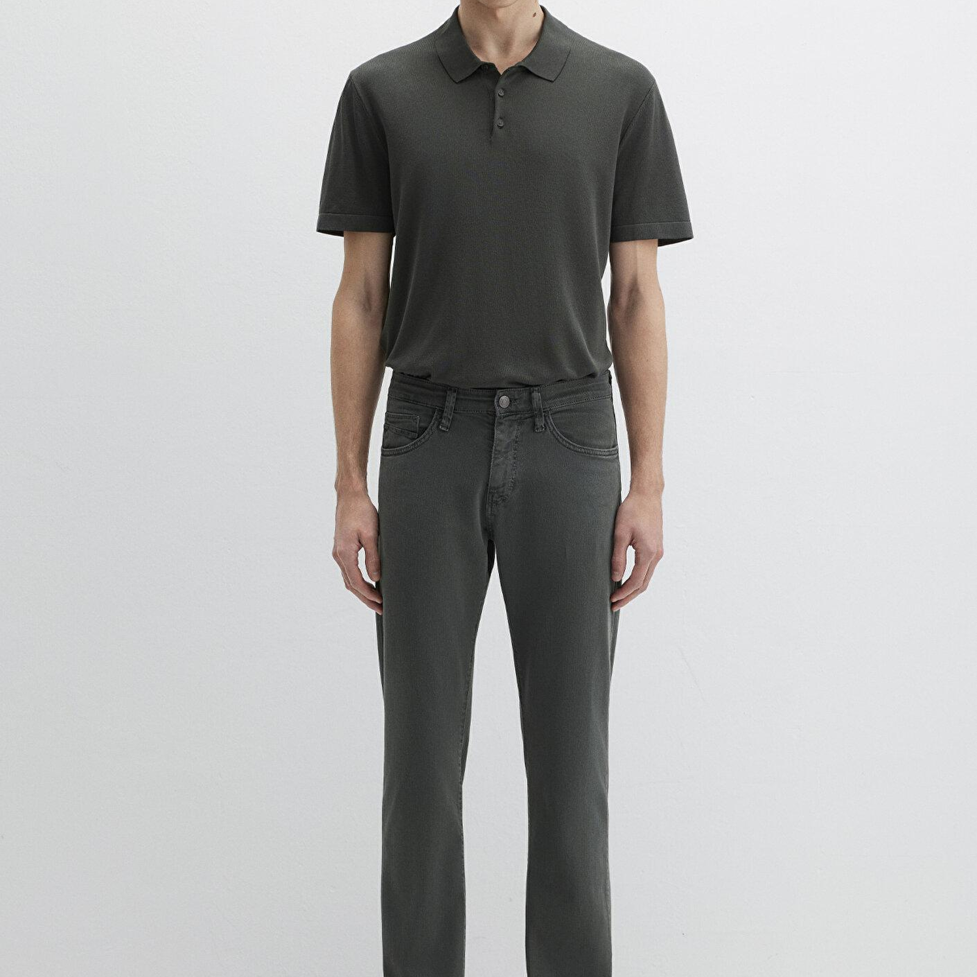 Mavi Hunter Yosun Yeşili Comfort Gabardin Pantolon 0020285644