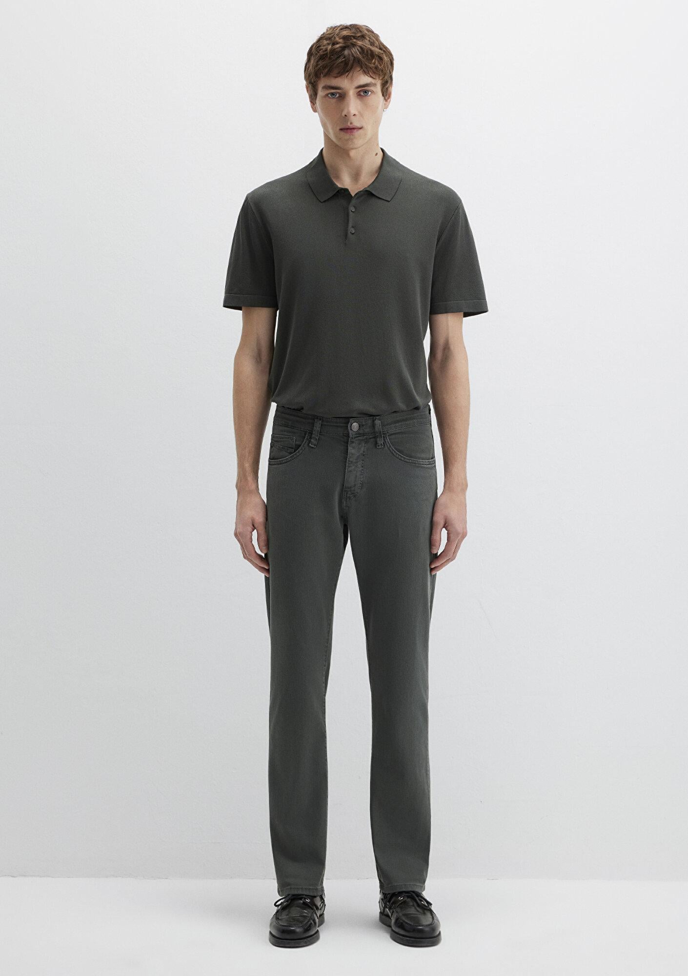 Mavi Hunter Yosun Yeşili Comfort Gabardin Pantolon 0020285644