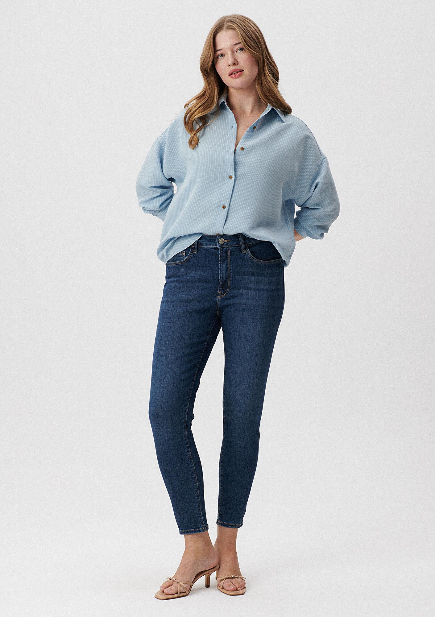Mavi Marlie Everyday Koyu Mavi Jean Pantolon 101339-35246