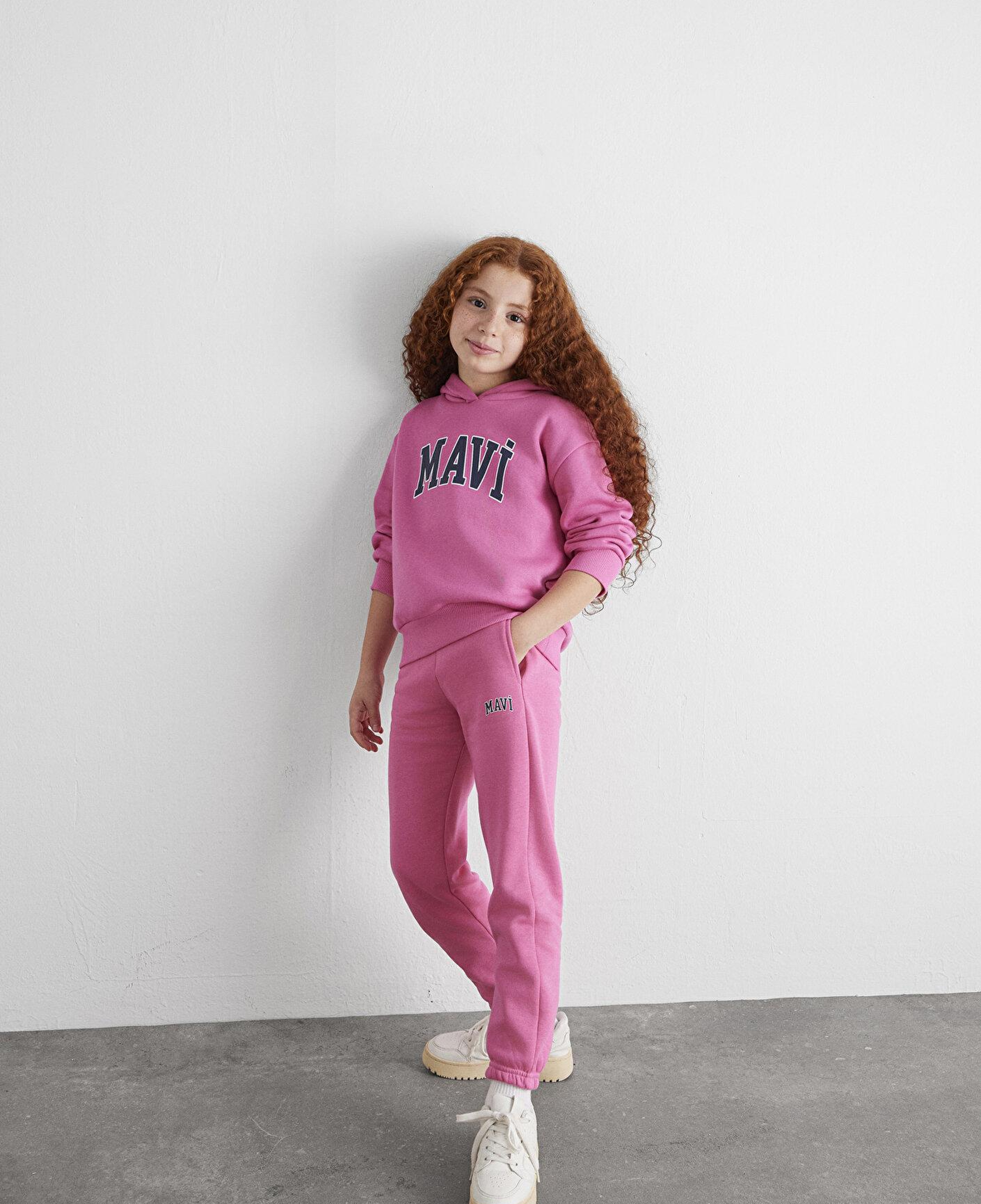 Mavi Mavi Logo Baskılı Pembe Eşofman Altı 7010000-70982