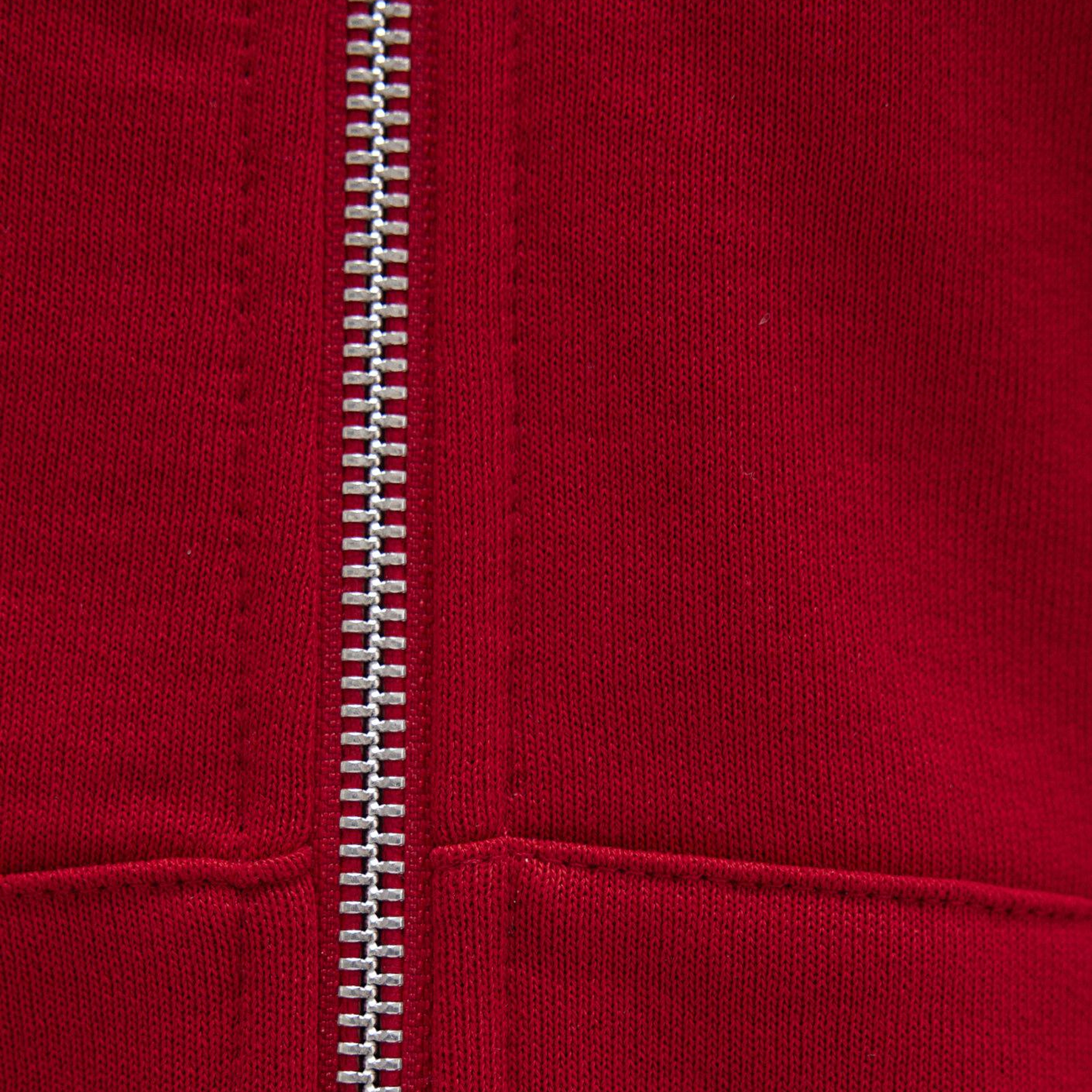 Mavi Fermuarlı Kapüşonlu Kırmızı Basic Sweatshirt 1611775-82054
