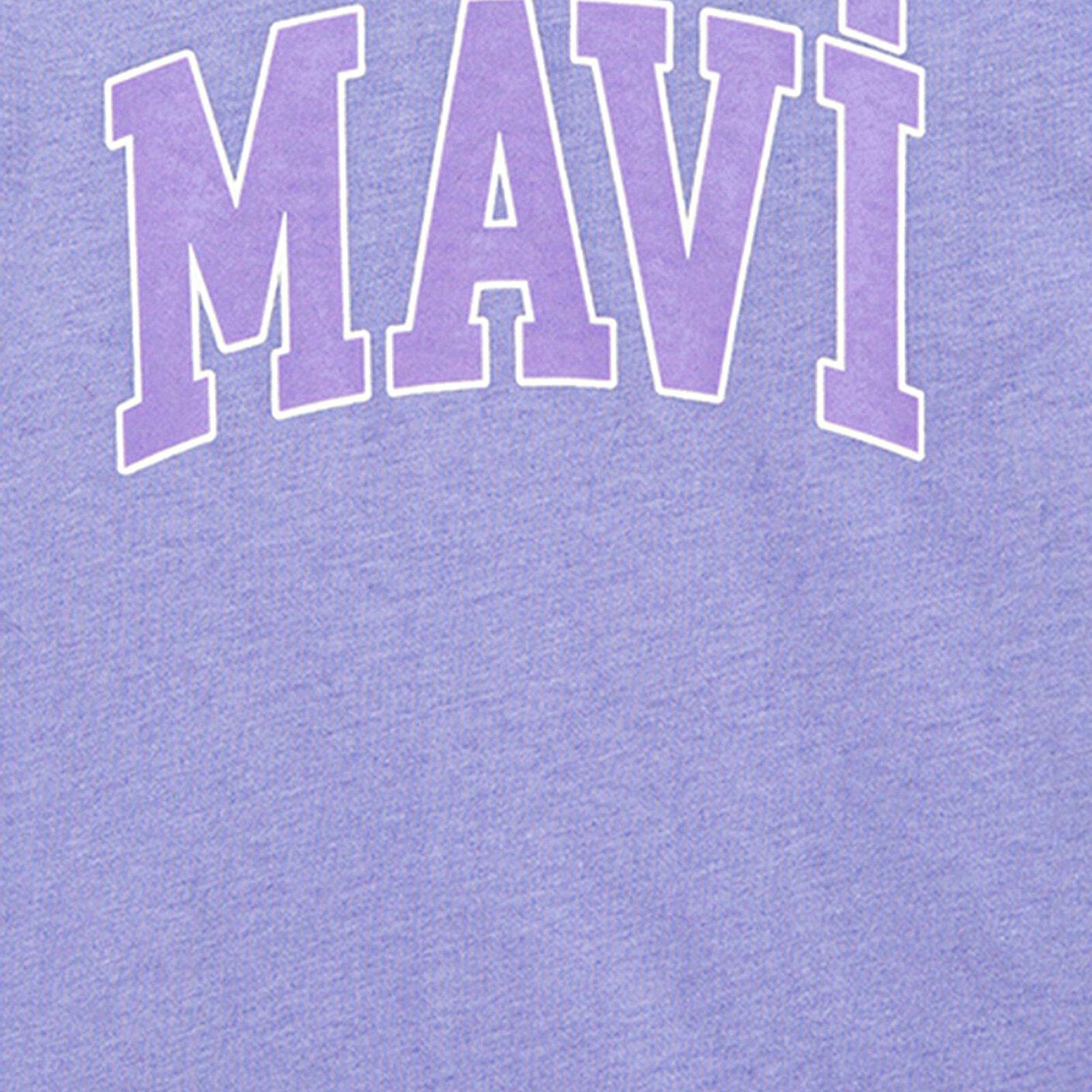 Mavi Mavi Logo Baskılı Mor Tişört Regular Fit / Normal Kesim 7610109-70541