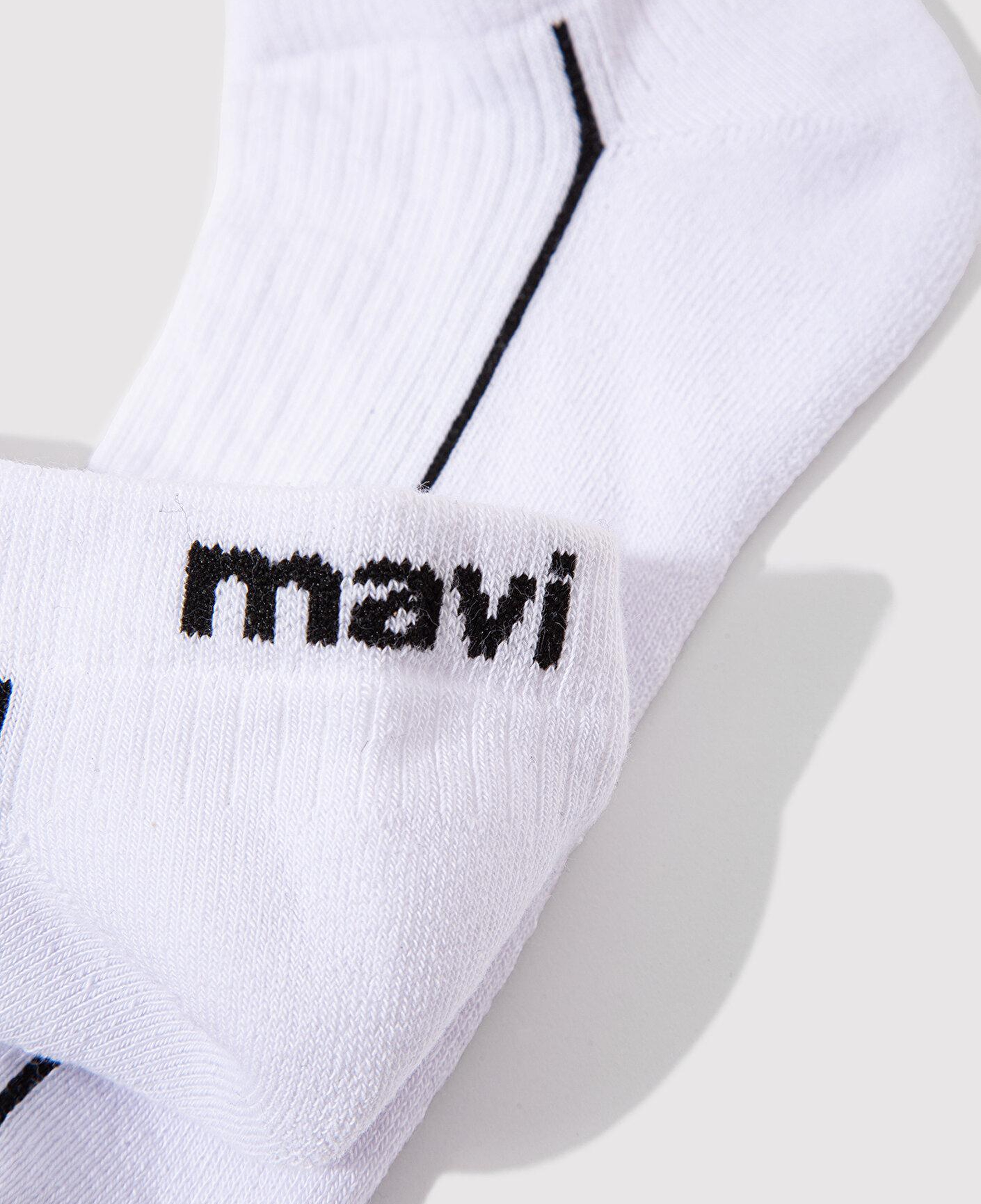 Mavi Beyaz Patik Çorap 0911127-620
