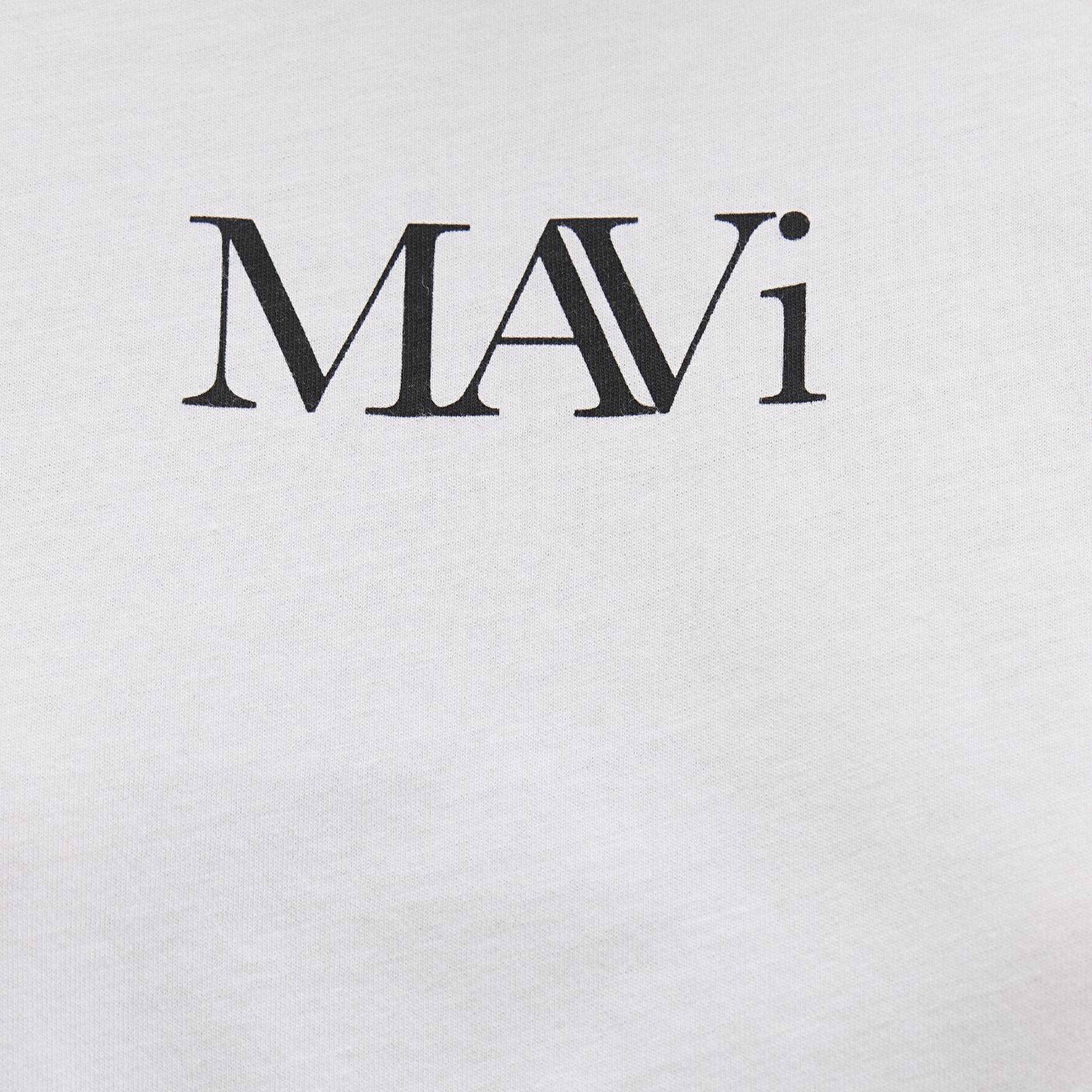 Mavi Mavi Logo Baskılı Beyaz Tişört Regular Fit / Normal Kesim 1611594-620
