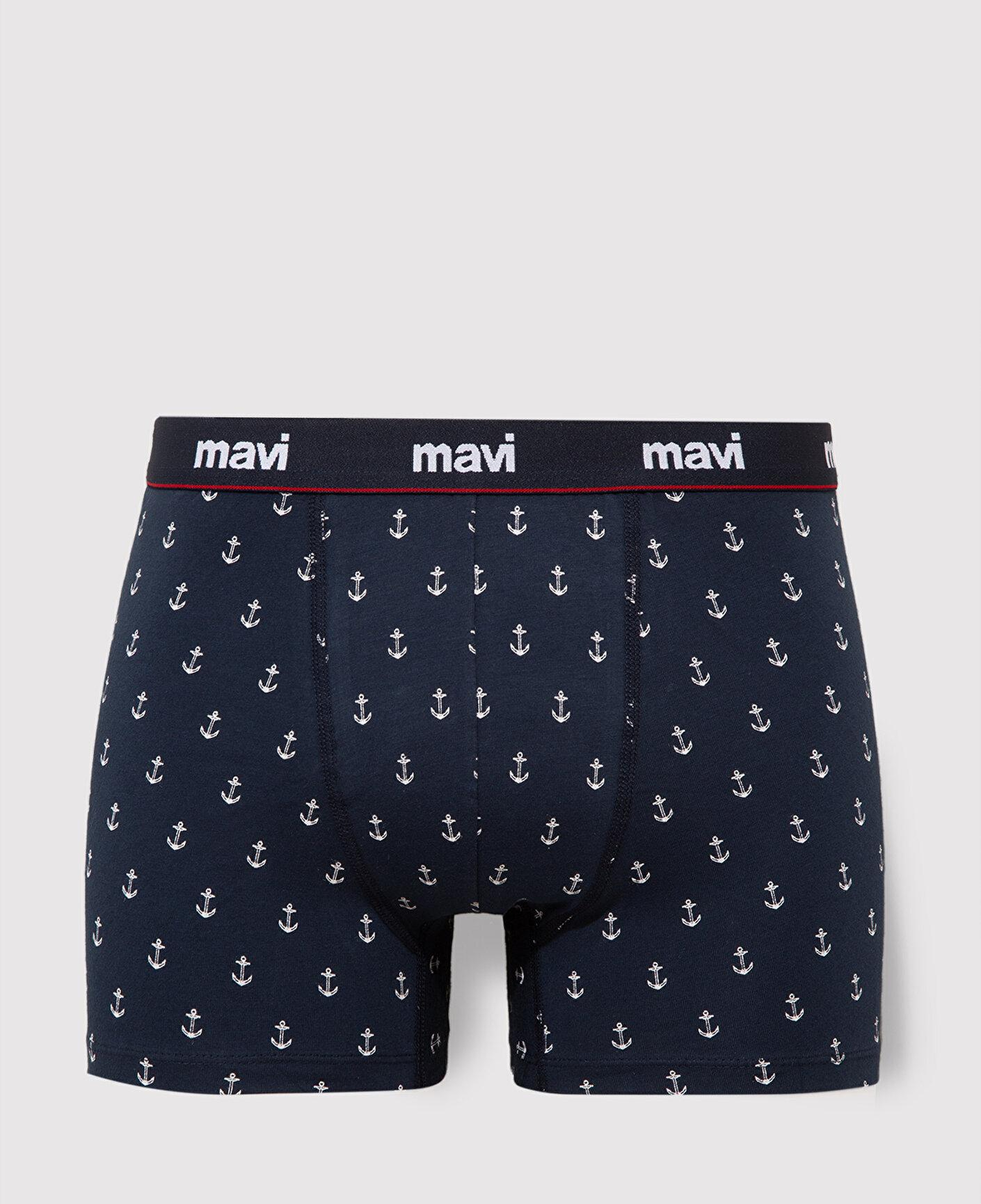 Mavi Baskılı Lacivert Boxer 0910735-30717