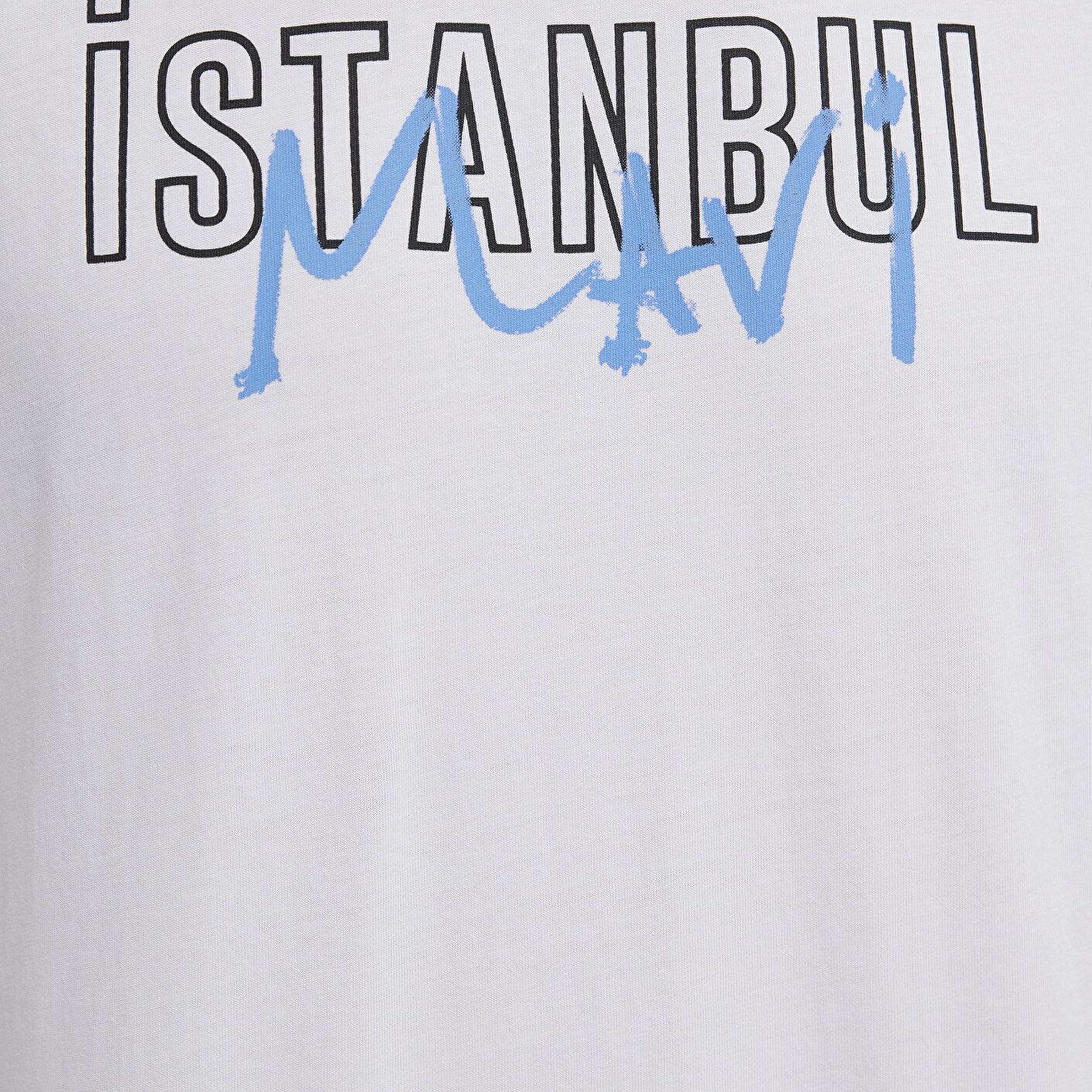 Mavi İstanbul Baskılı Beyaz Tişört Regular Fit / Normal Kesim 067114-620