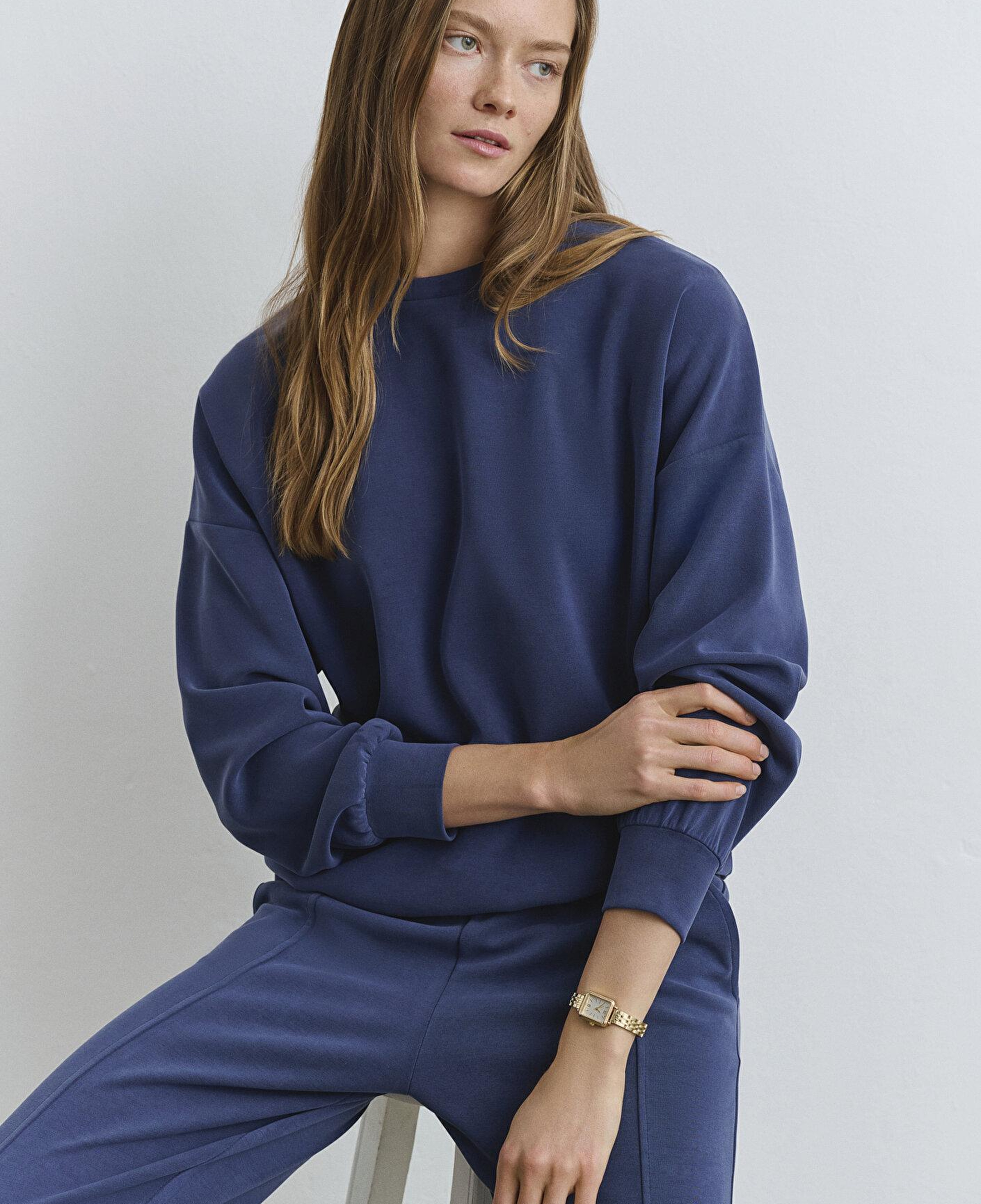 Mavi Soft-Premium Lacivert (TENCEL™) Modal Karışımlı Sweatshirt 168837-70491
