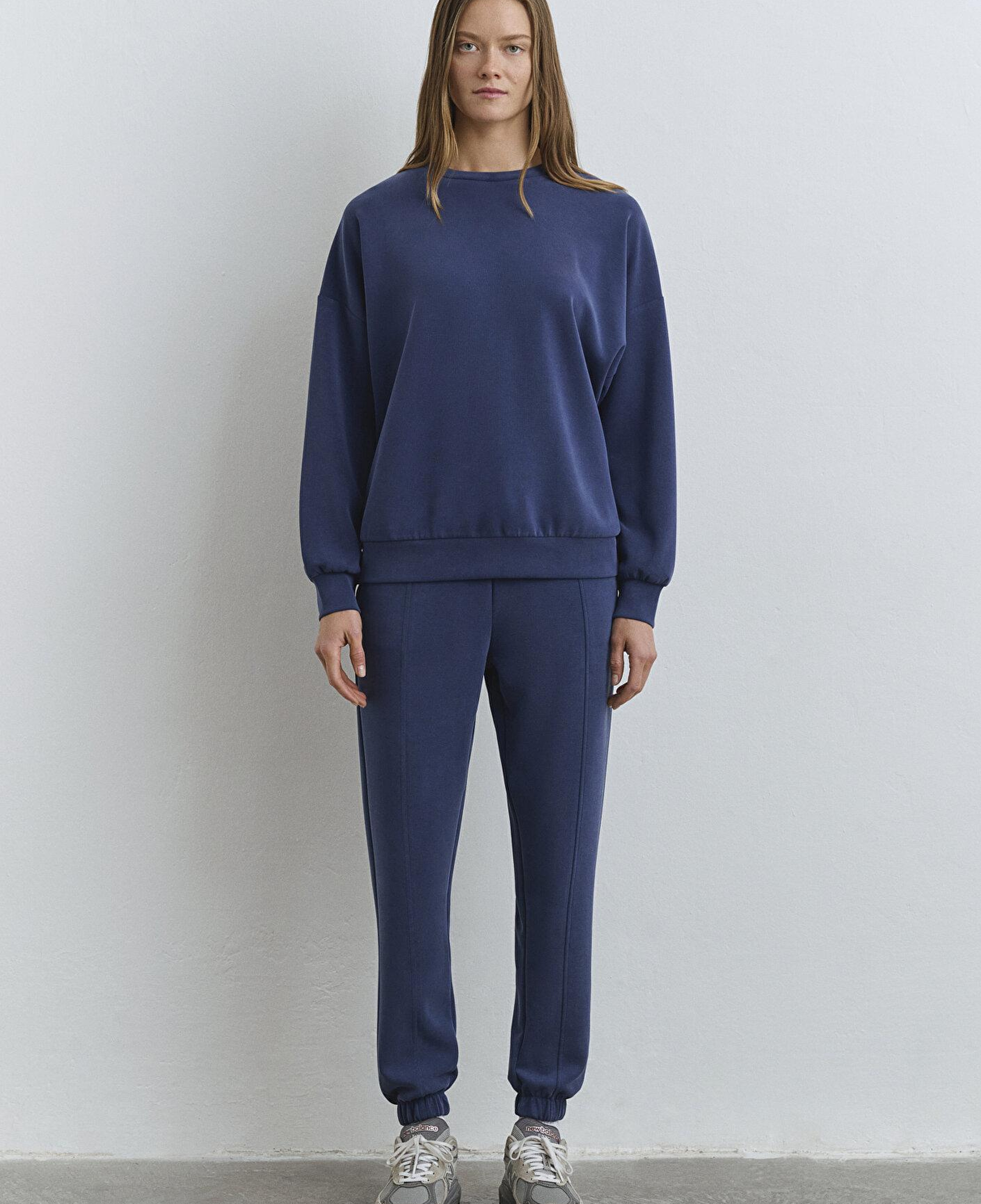 Mavi Soft-Premium Lacivert (TENCEL™) Modal Karışımlı Sweatshirt 168837-70491