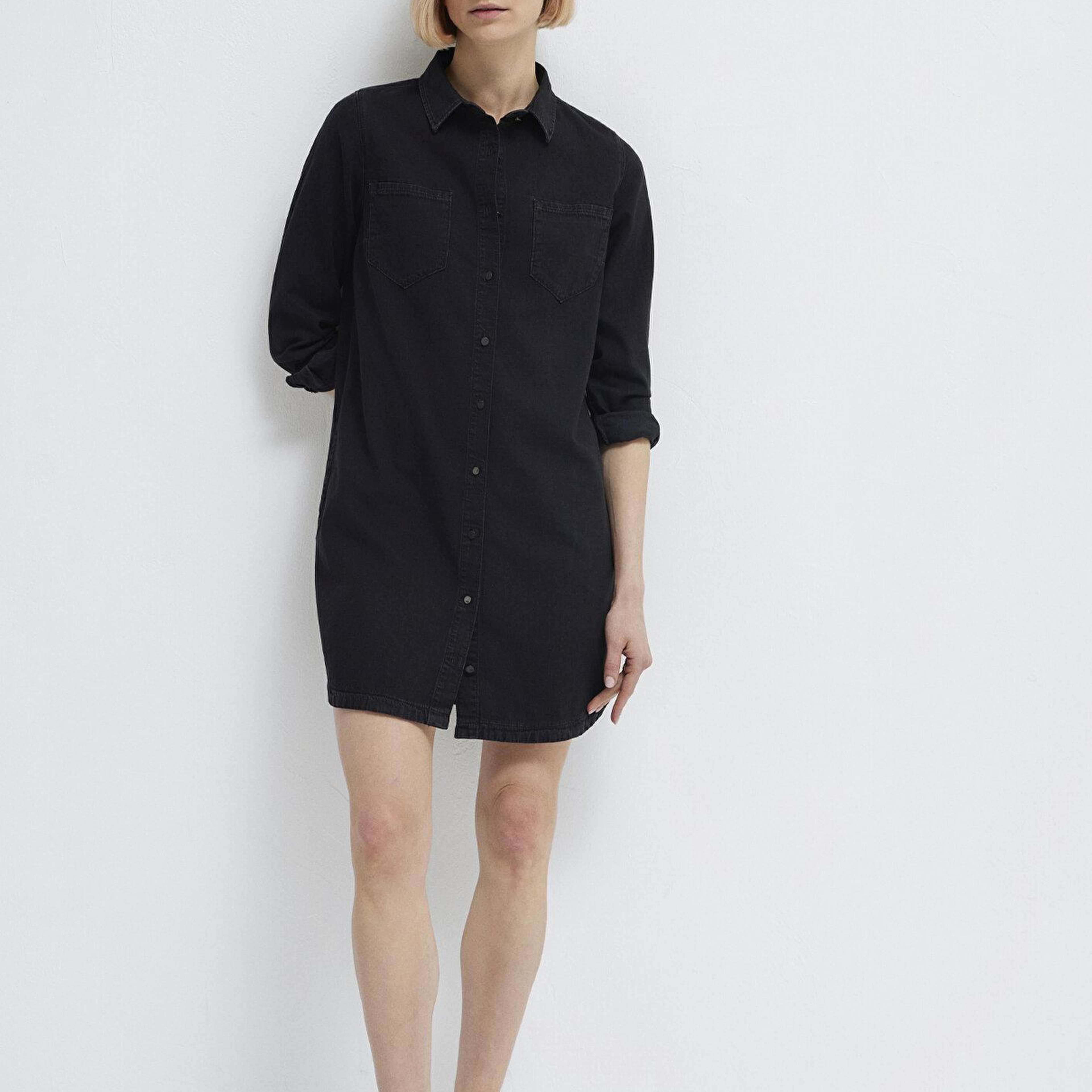 Mavi Liz Everyday Antrasit Jean Elbise 130656-34926