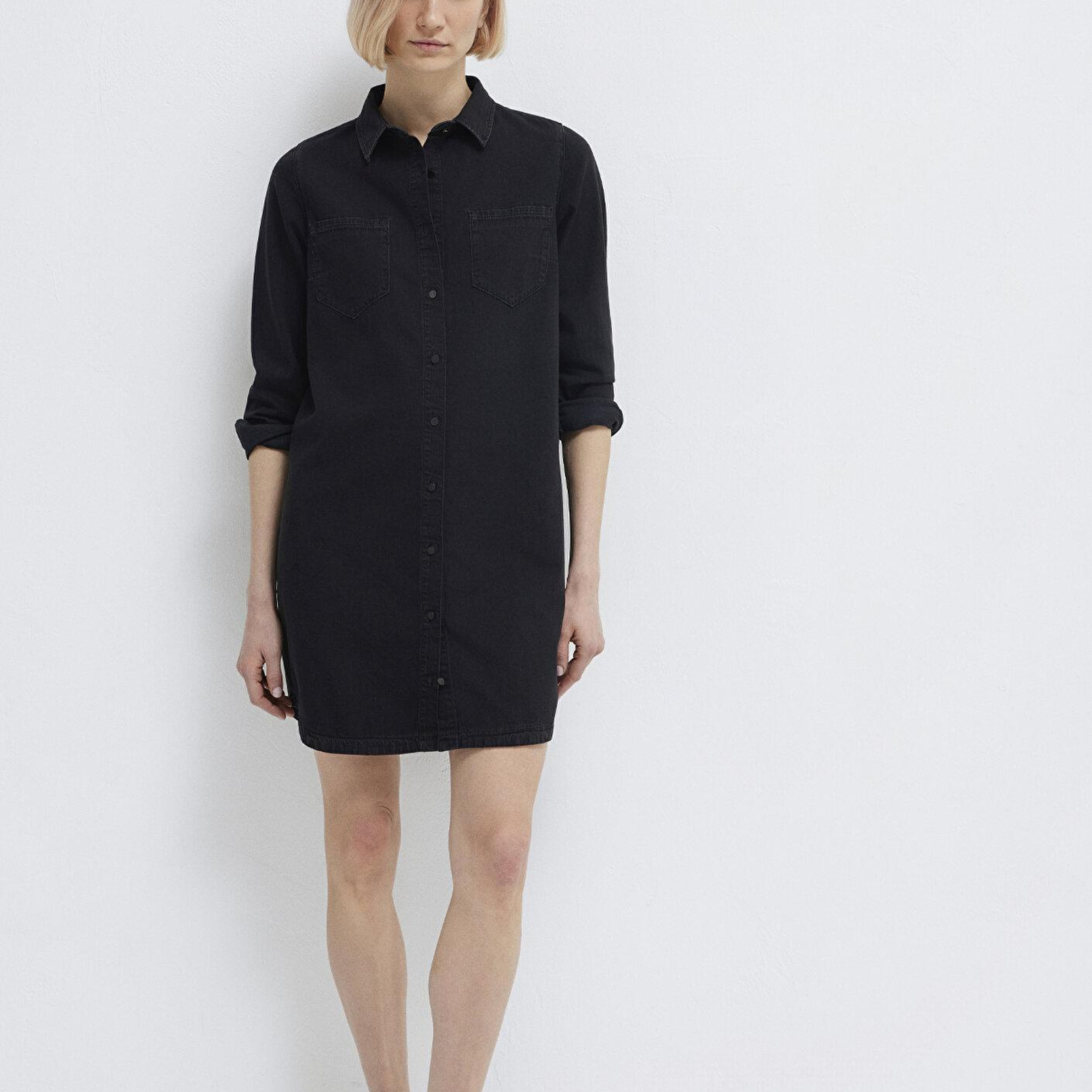 Mavi Liz Everyday Antrasit Jean Elbise 130656-34926