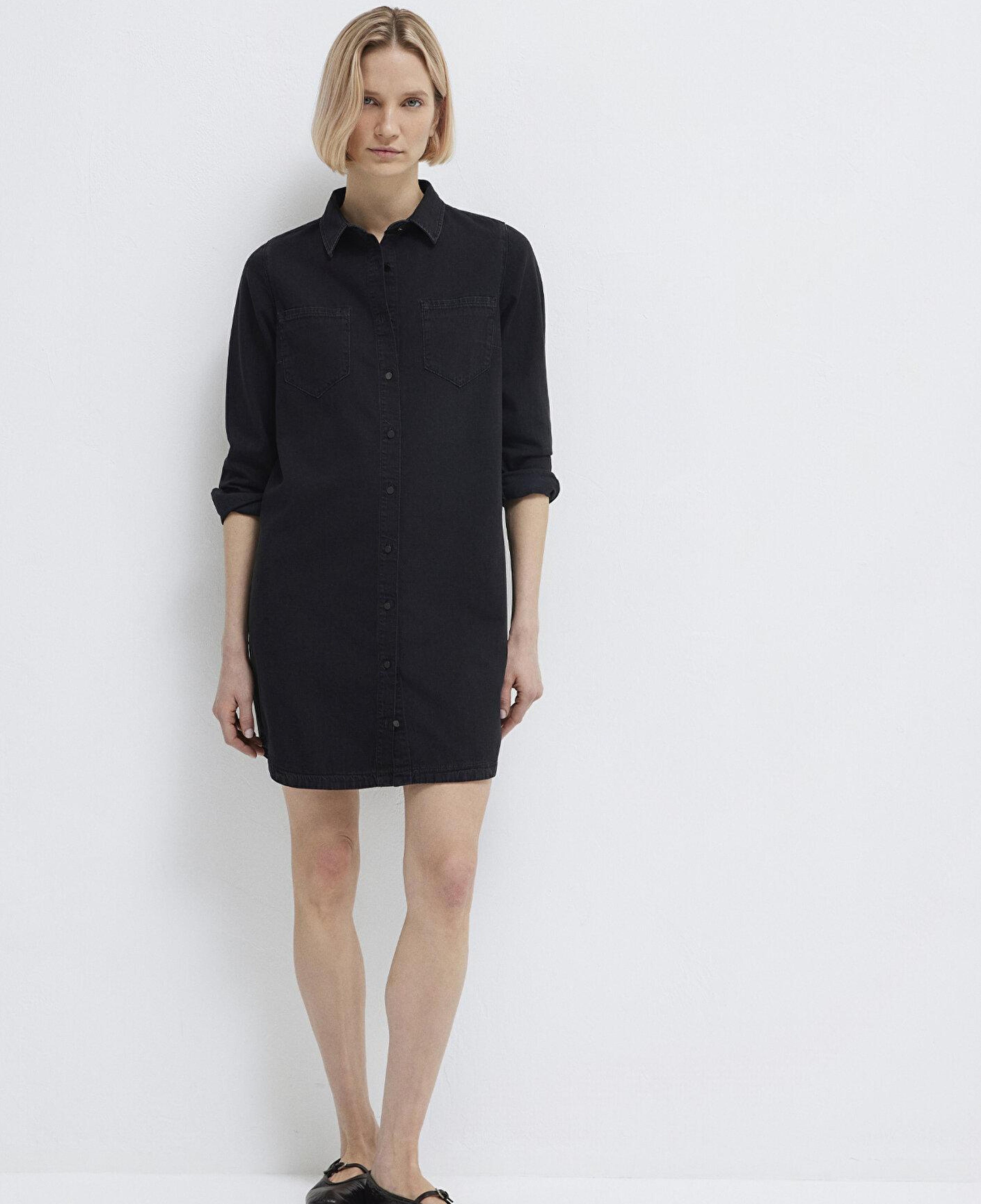 Mavi Liz Everyday Antrasit Jean Elbise 130656-34926