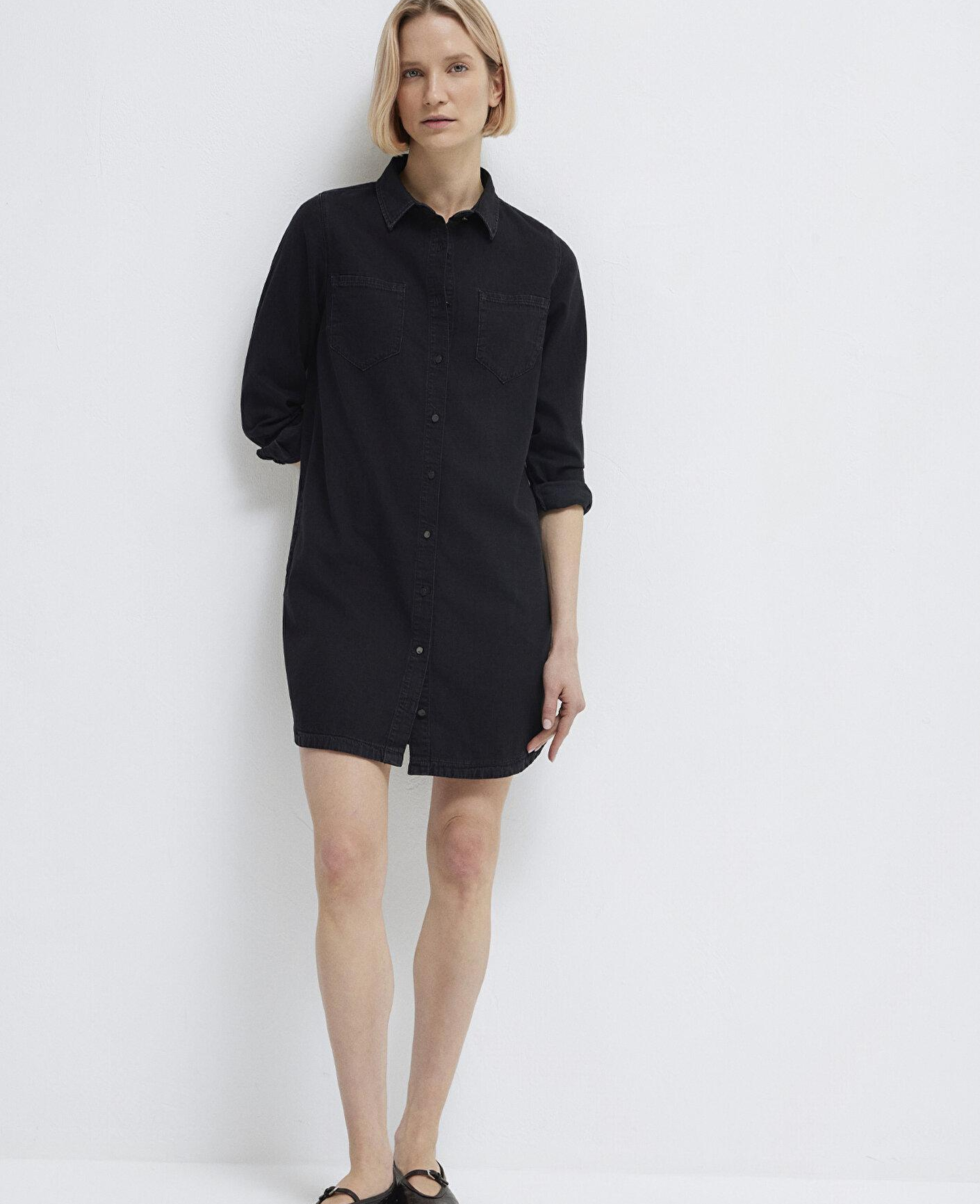 Mavi Liz Everyday Antrasit Jean Elbise 130656-34926