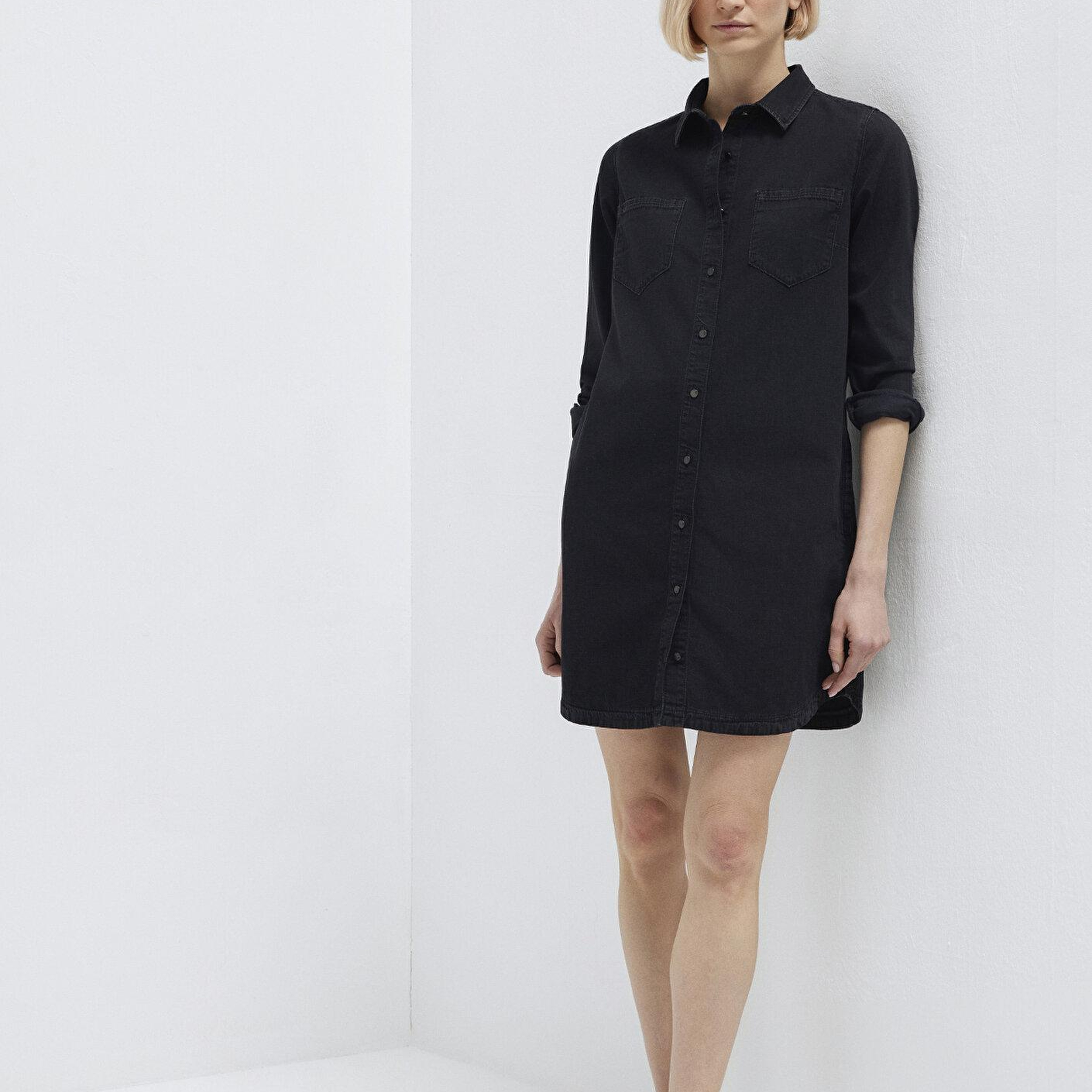 Mavi Liz Everyday Antrasit Jean Elbise 130656-34926