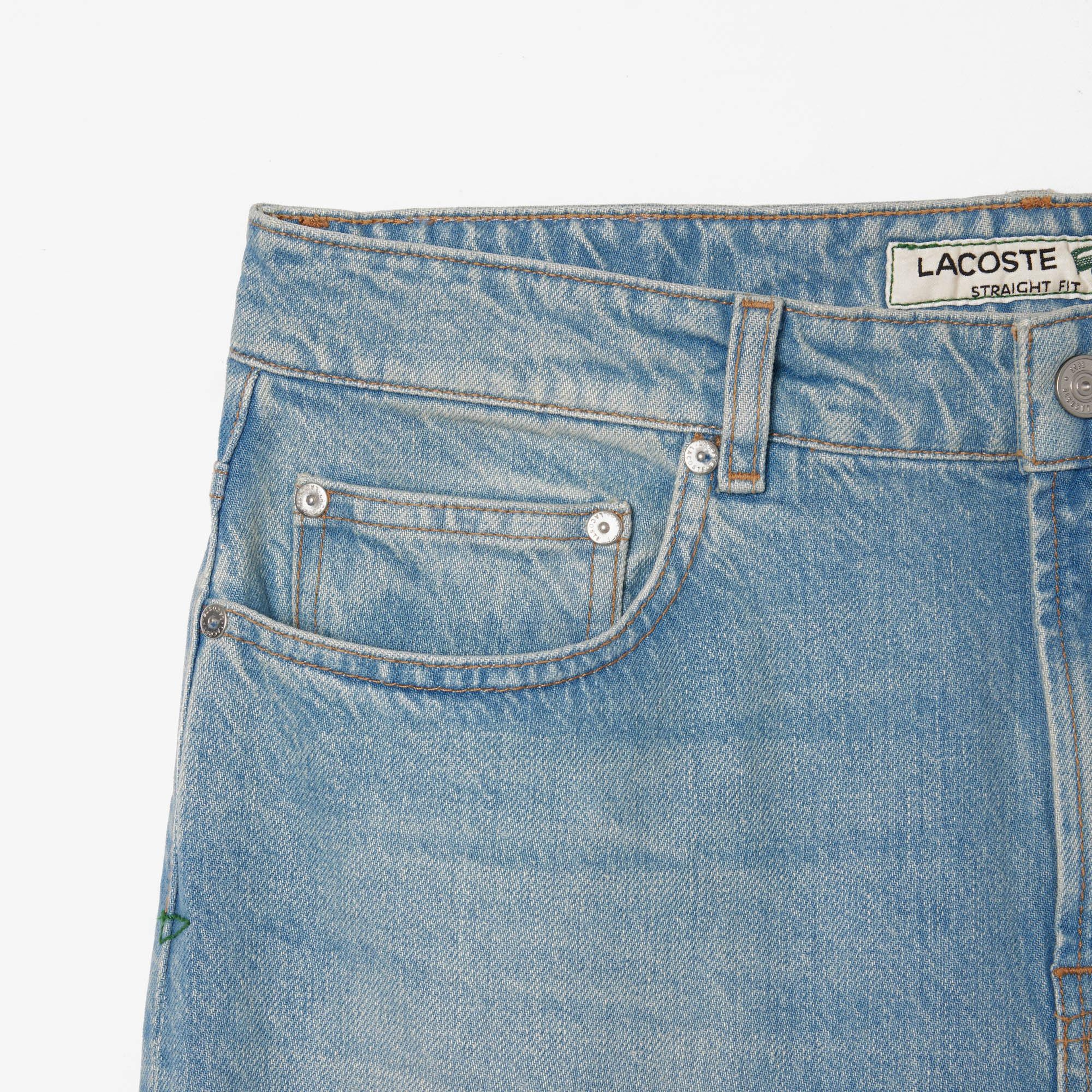 Lacoste Erkek Straight Fit Mavi Pantolon