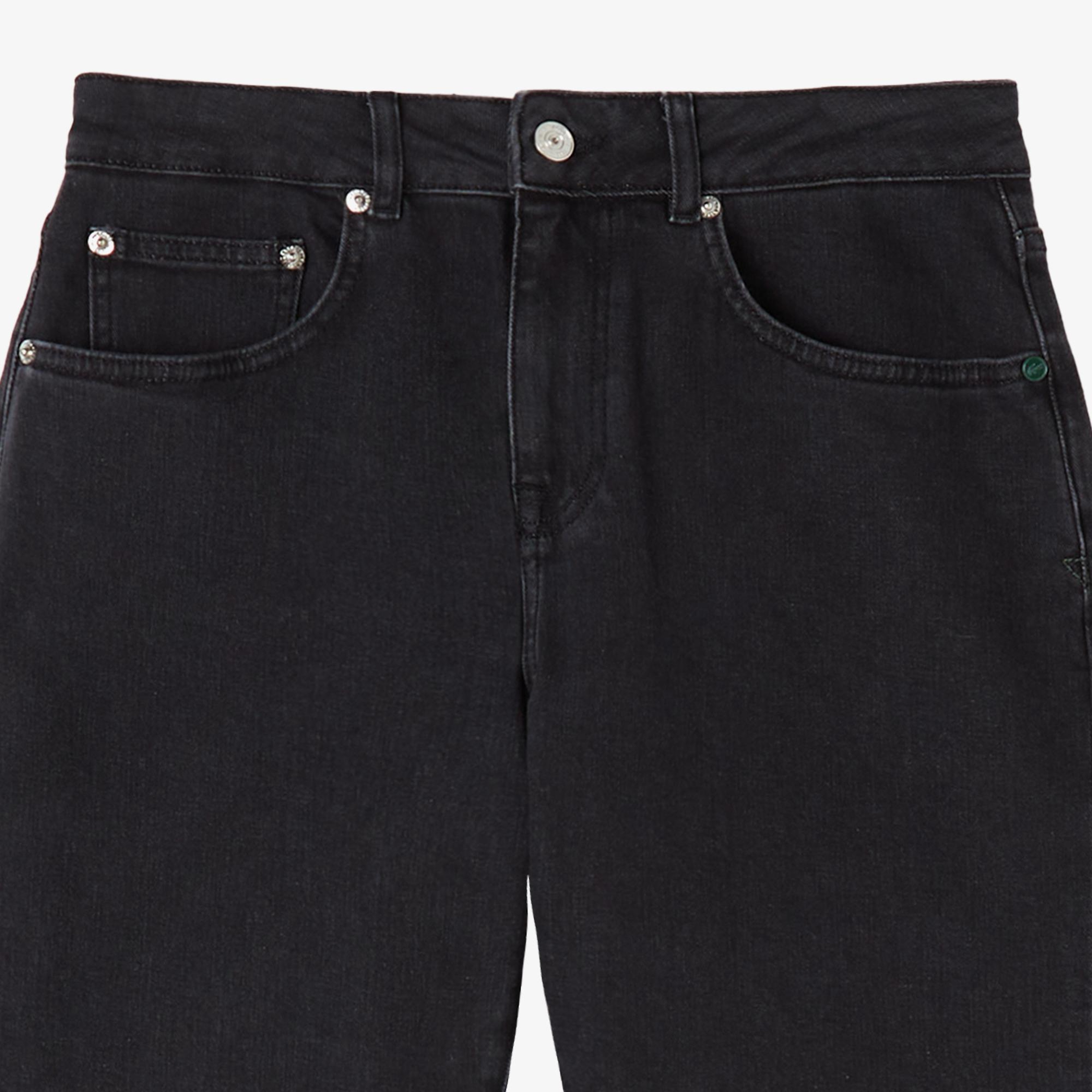Lacoste Erkek Regular Fit Siyah Jean Pantolon