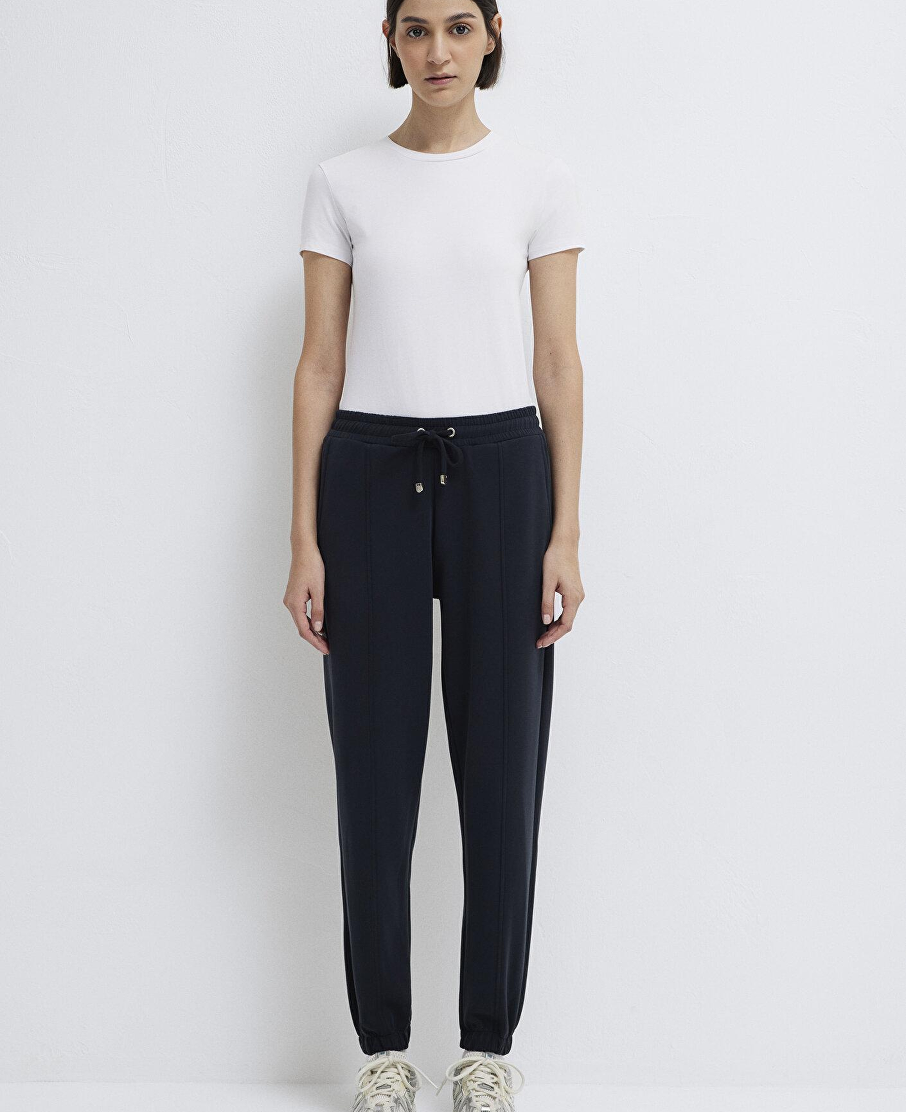Mavi Soft-Premium Siyah (TENCEL™) Modal Karışımlı Eşofman Altı 1600453-900