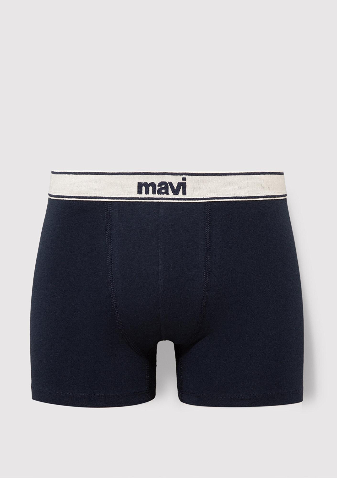 Mavi Lacivert Basic Boxer 092463-33648