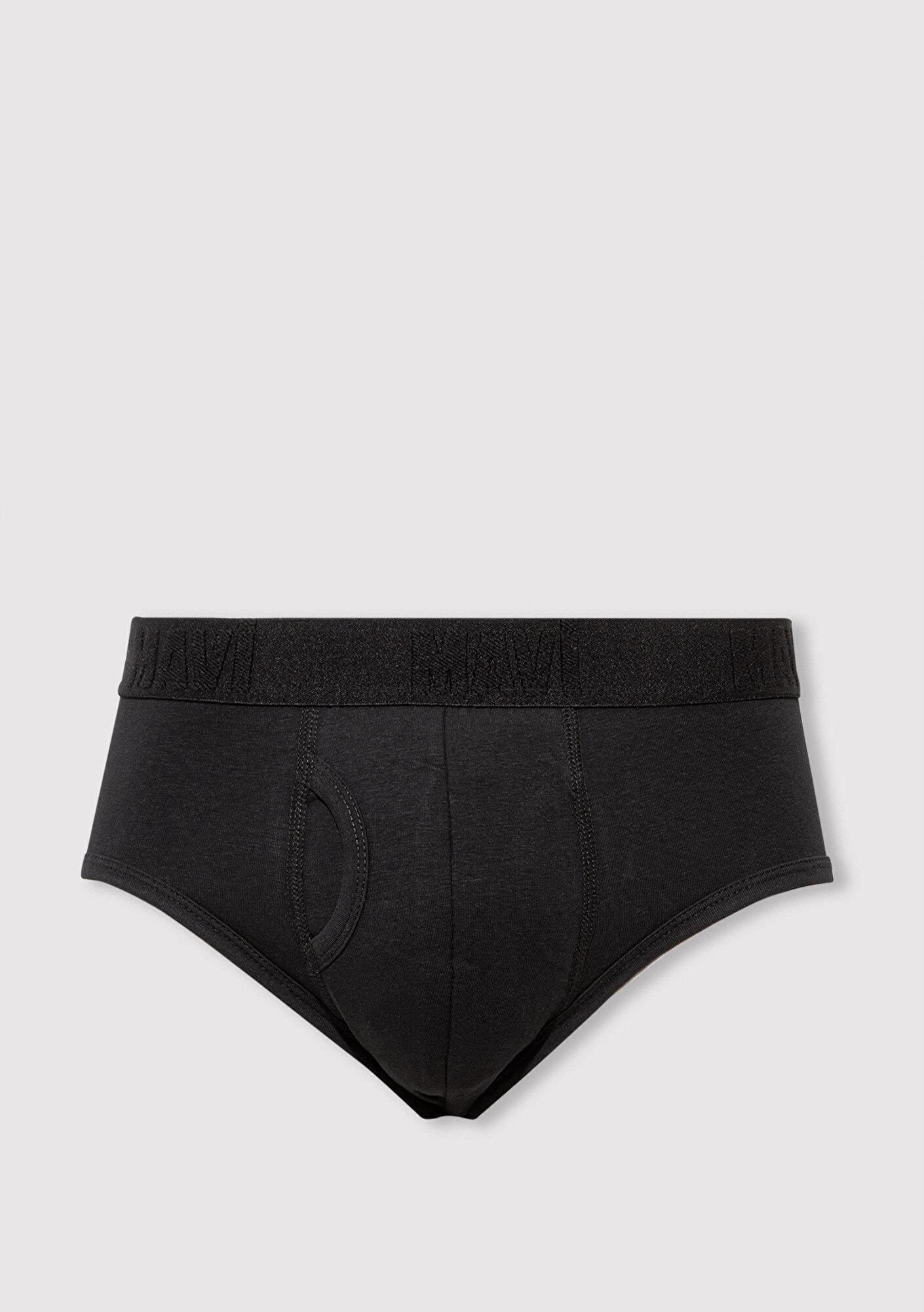 Mavi Siyah Basic Slip Boxer 092445-900