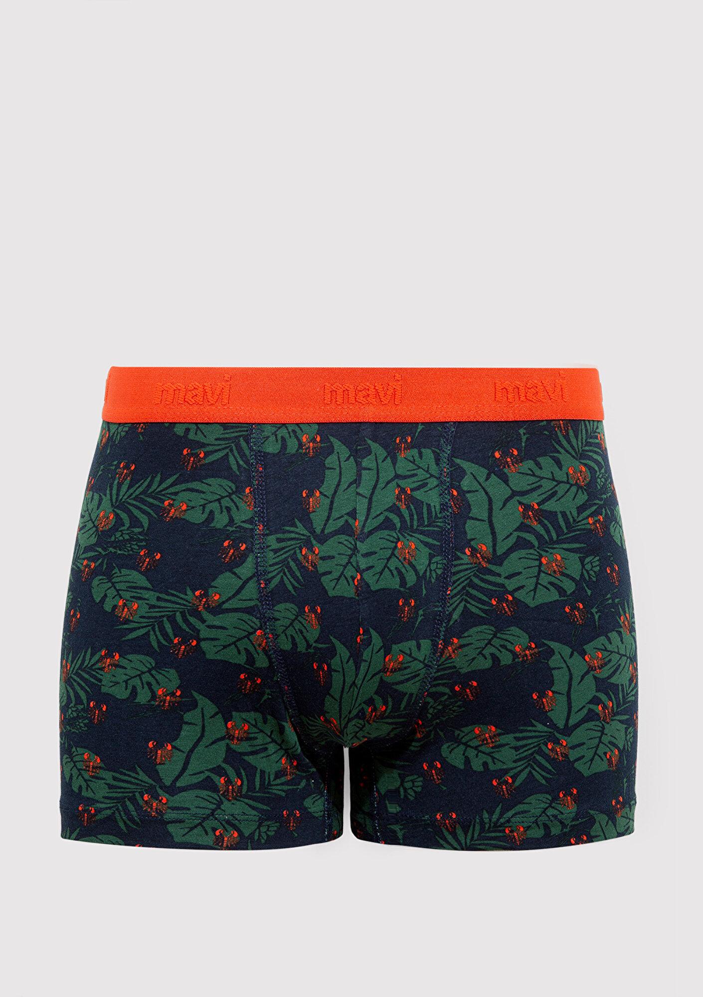 Mavi Akrep Baskılı Lacivert Boxer 092441-33648