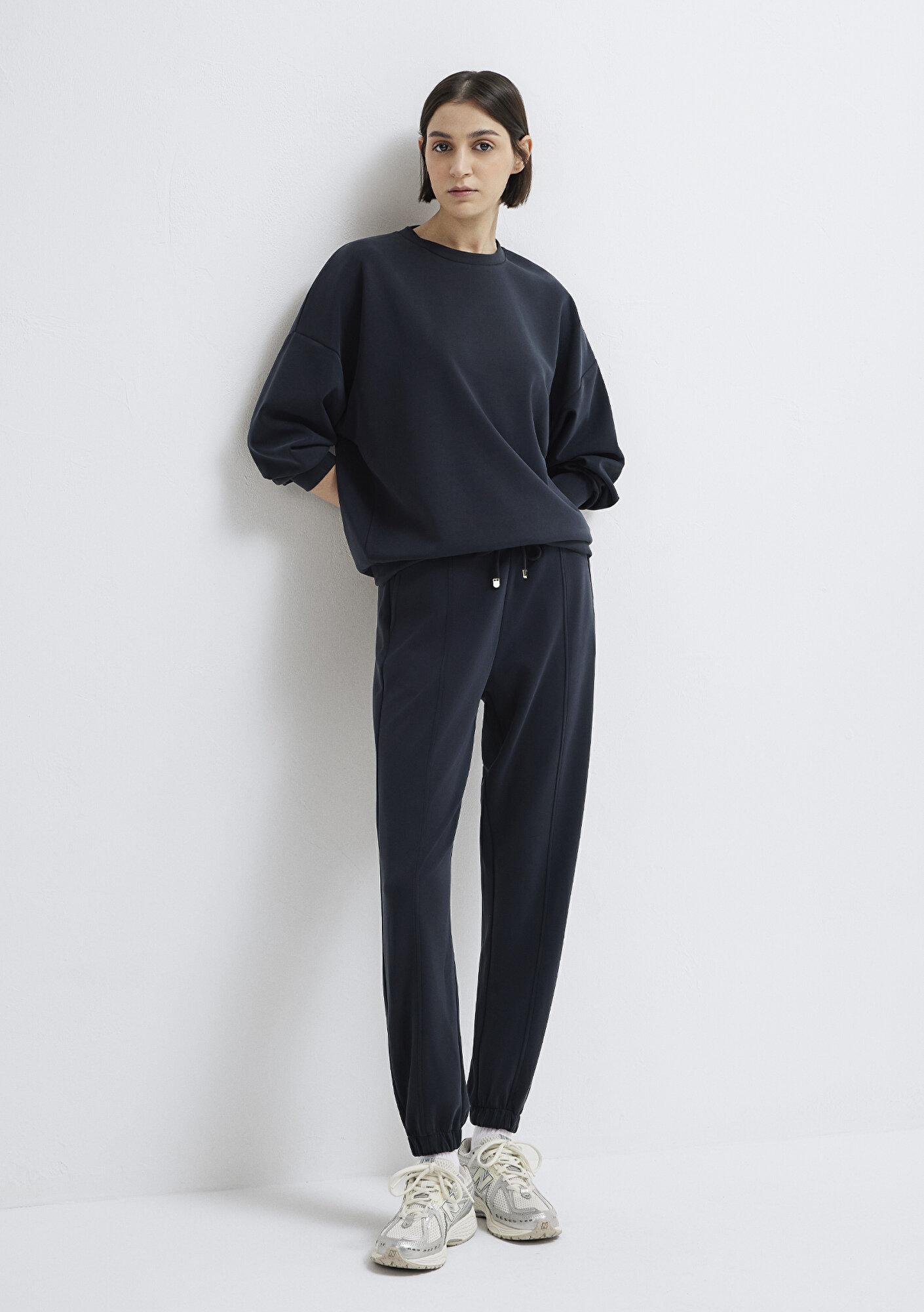 Mavi Soft-Premium Siyah (TENCEL™) Modal Karışımlı Eşofman Altı 1600453-900