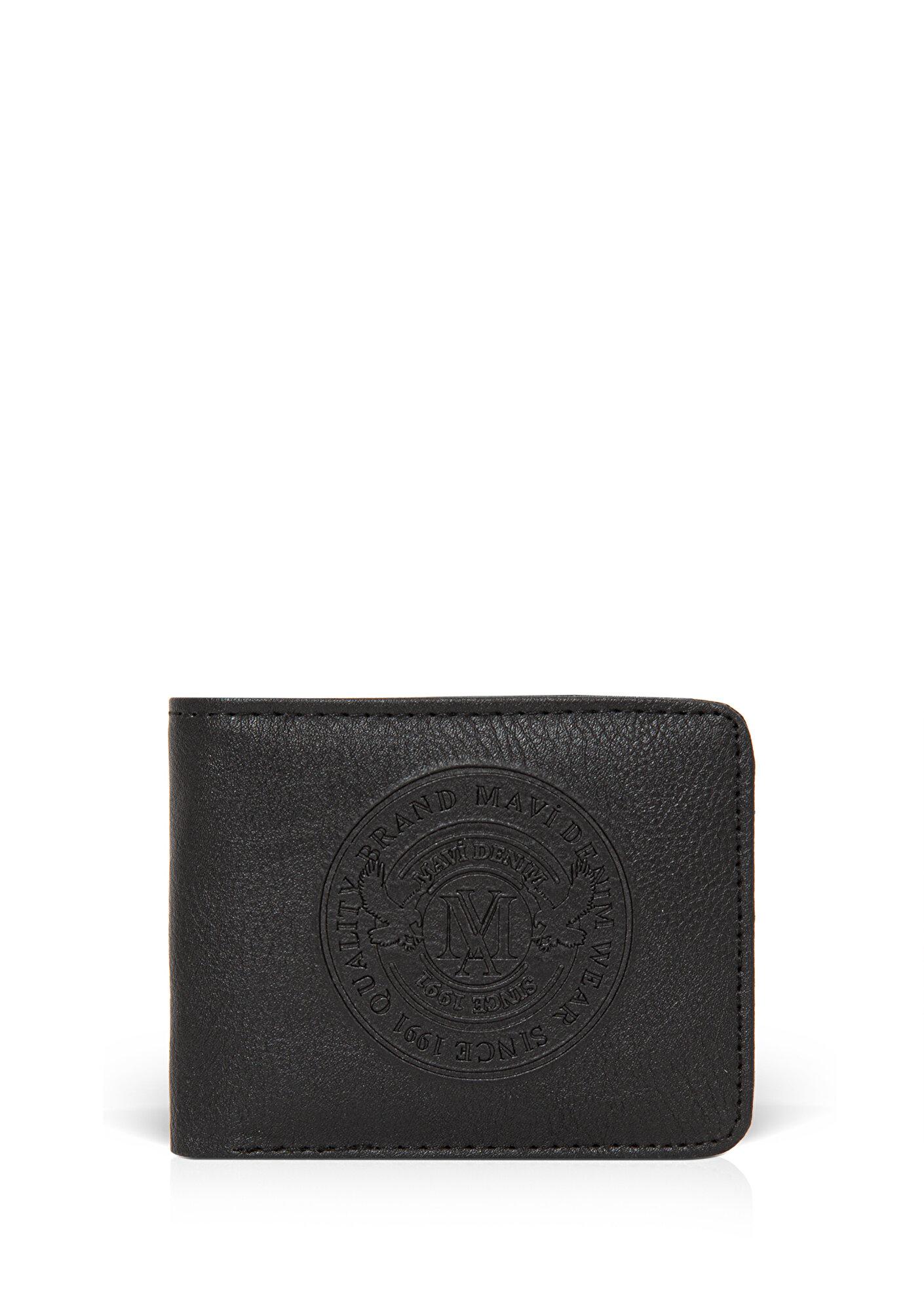 Mavi Mühür Logo Siyah Cüzdan 092244-900