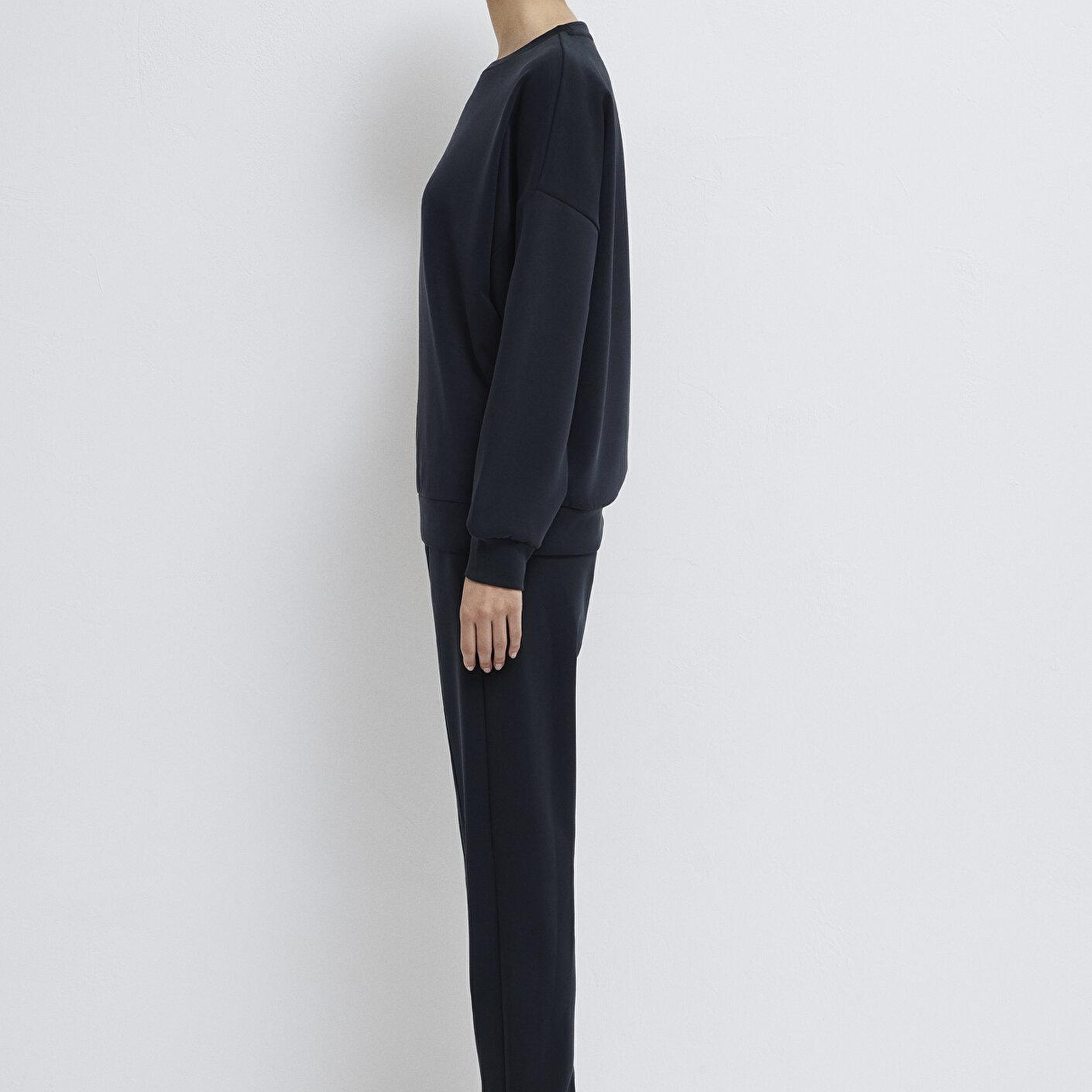 Mavi Soft-Premium Siyah (TENCEL™) Modal Karışımlı Sweatshirt 168837-900