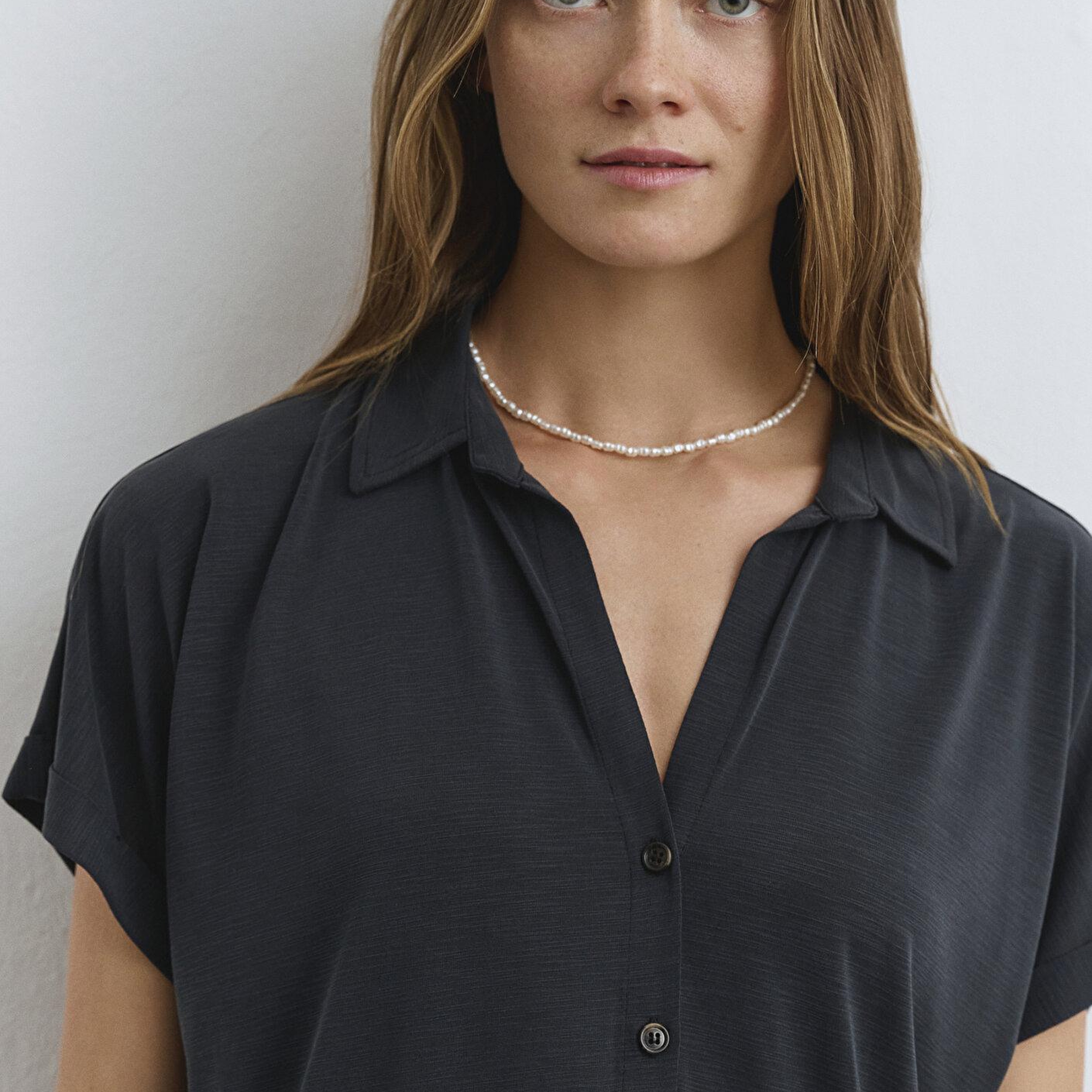 Mavi Soft-Premium Antrasit (TENCEL™) Modal Karışımlı Gömlek Regular Fit / Normal Kesim 168081-900