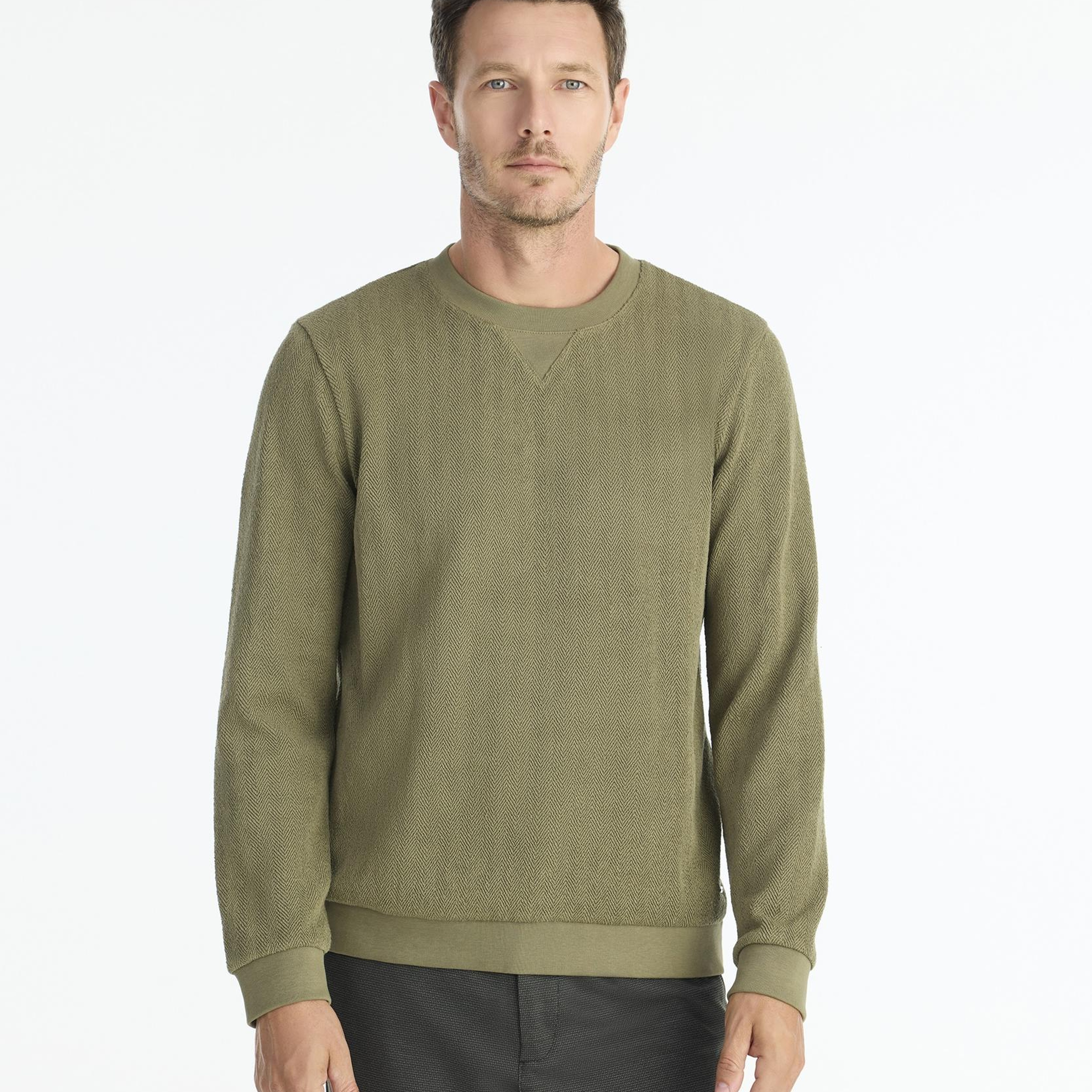 YARGICI Regular Bisiklet Yaka Uzun Kol Sweatshirt