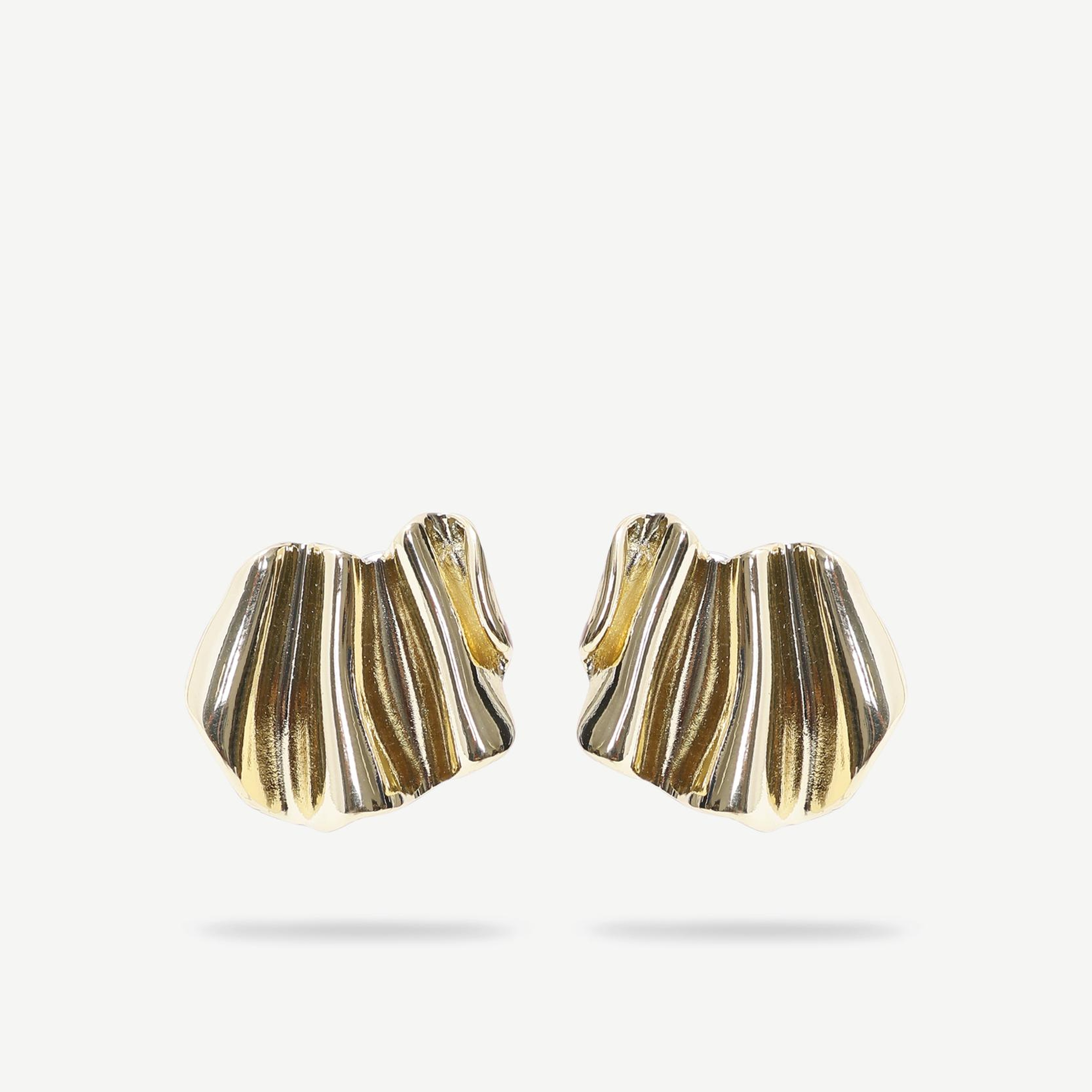 YARGICI Dokulu Gold Küpe