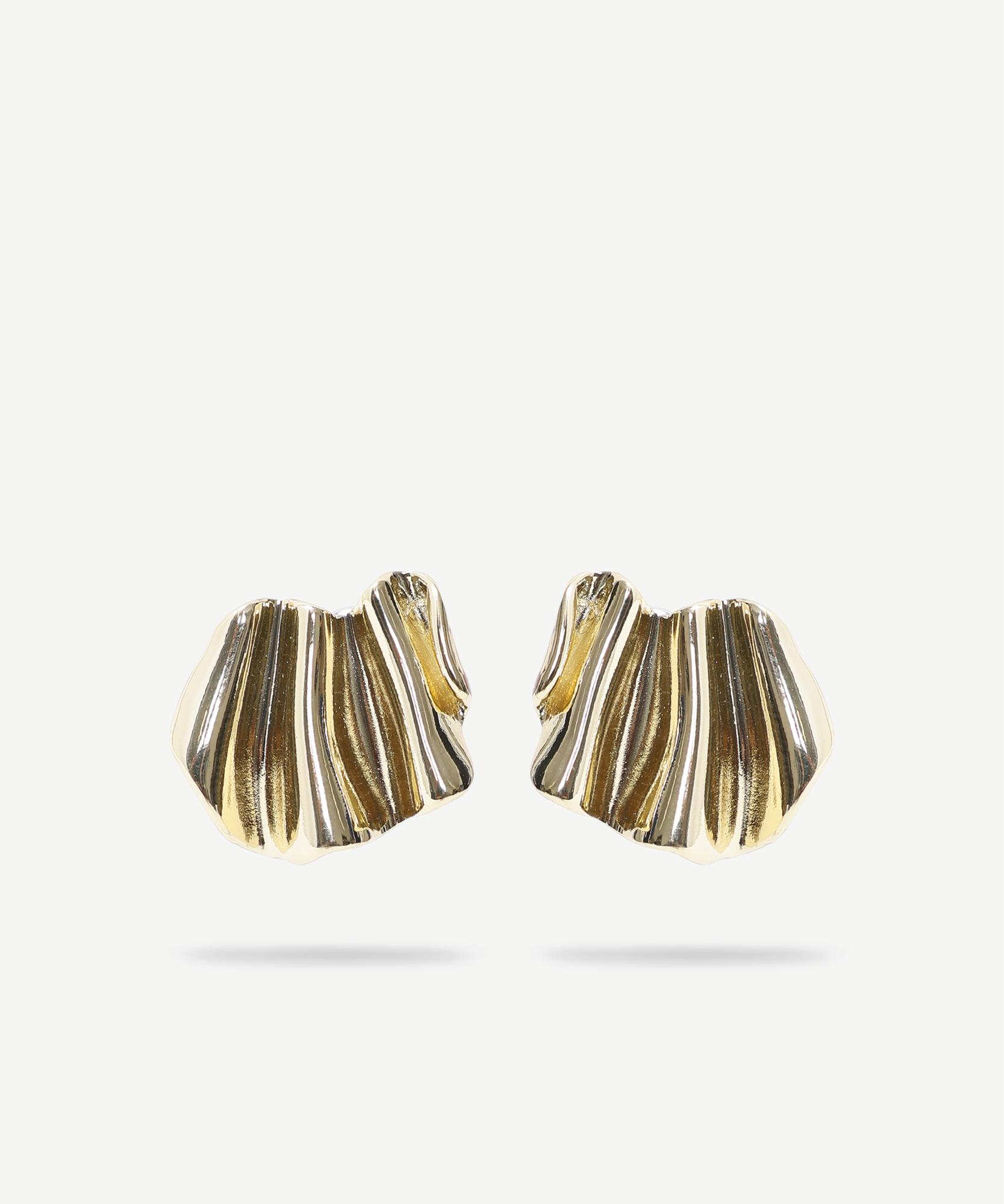 YARGICI Dokulu Gold Küpe